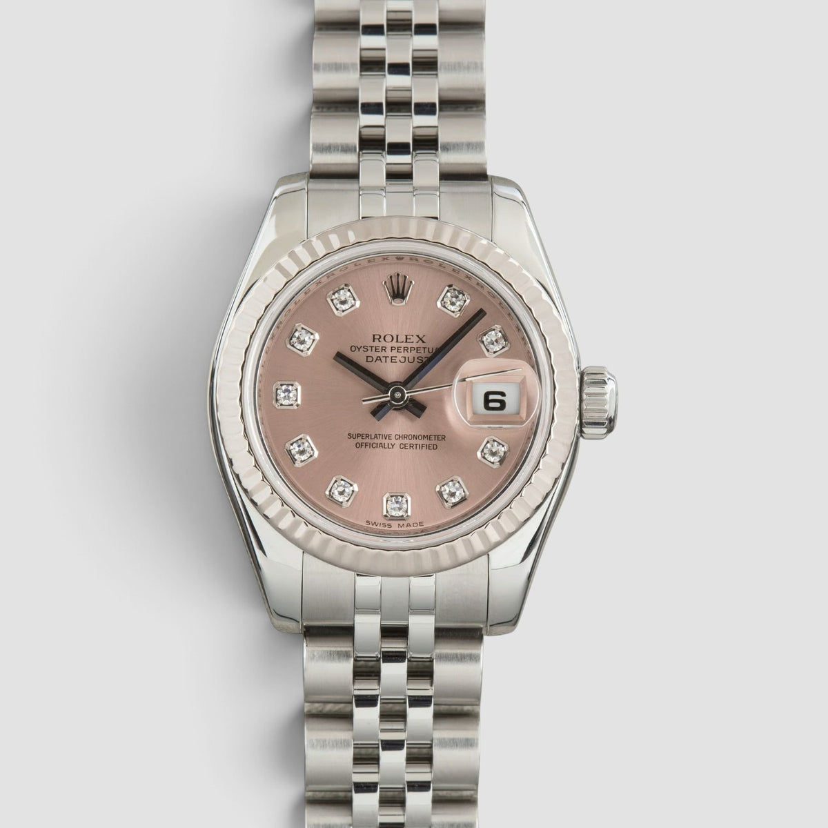 Lady-Datejust Pink Diamond Dial Jubilee