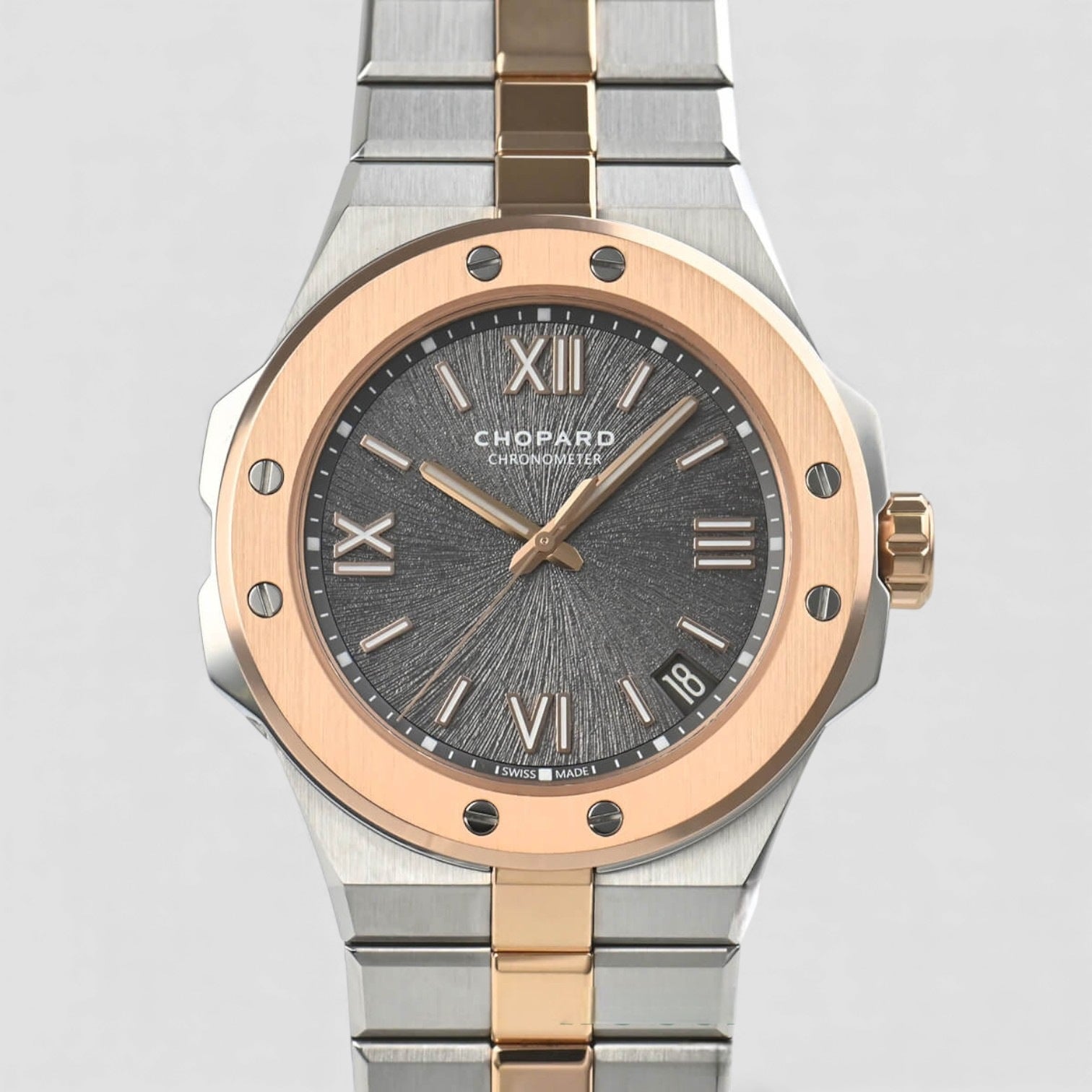 Alpine Eagle 41 SS / 18K Rose Gold Gray Dial