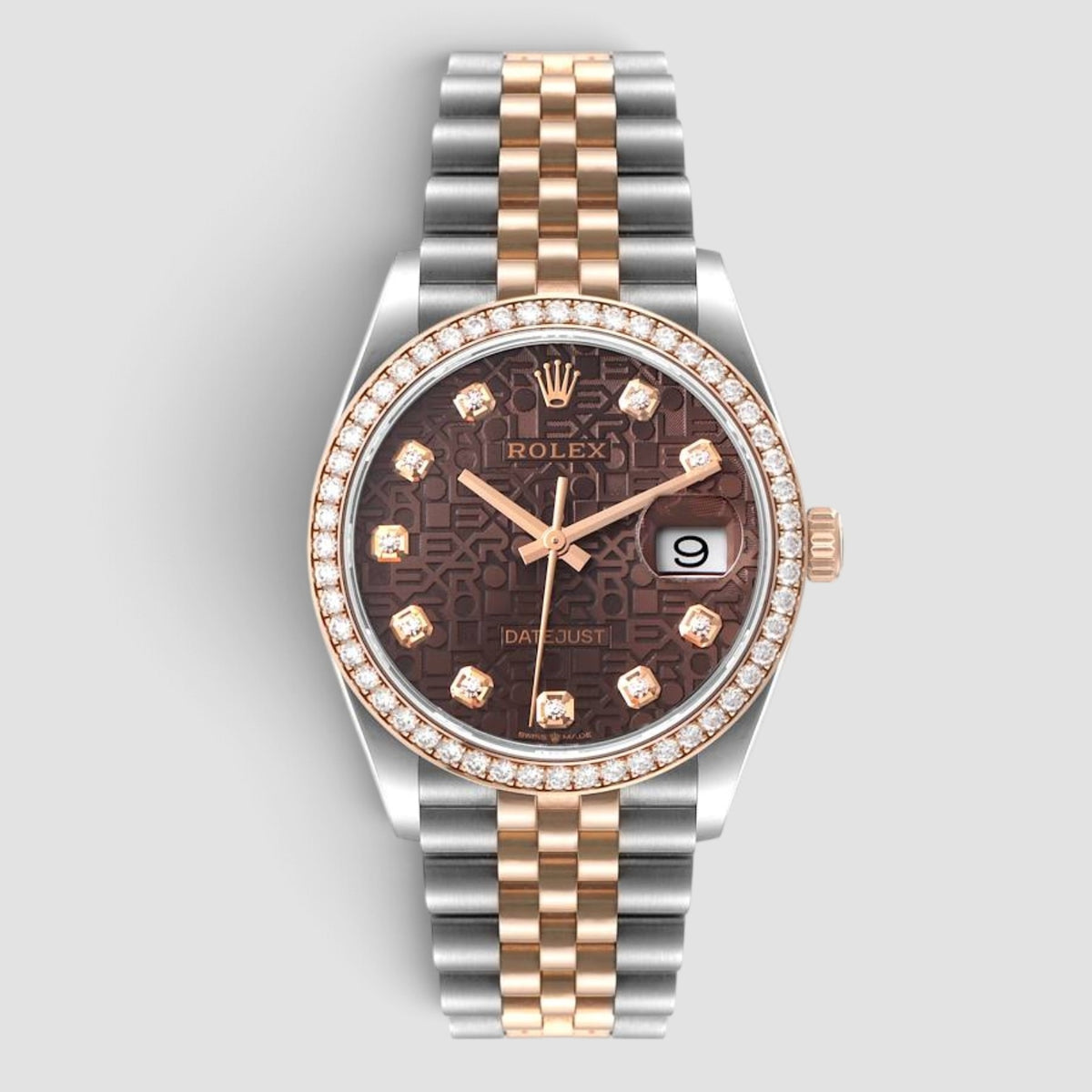 Datejust 36 Chocolate Computer Diamond Dial Jubilee