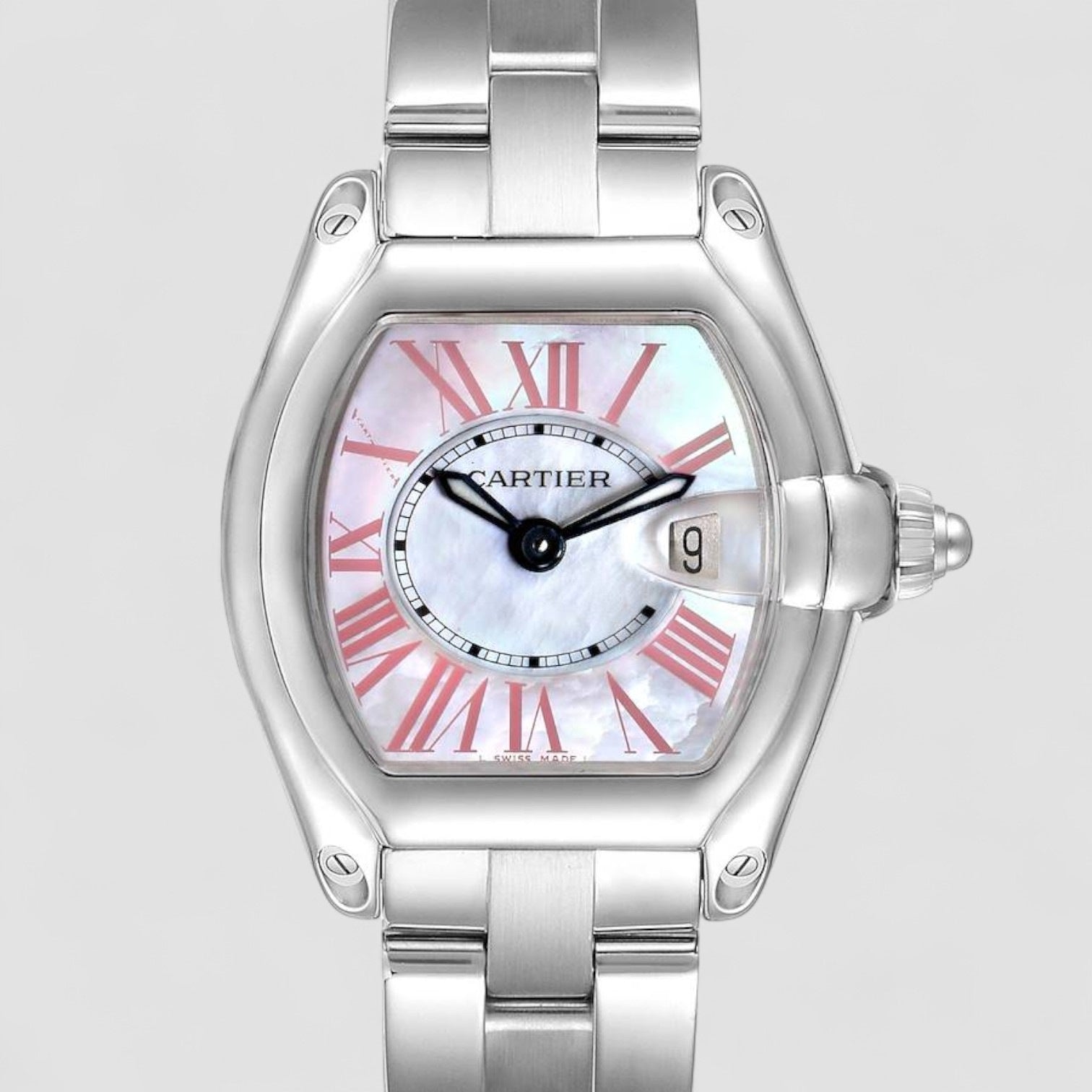 Roadster Mother of Pearl Dial Steel Ladies Watch