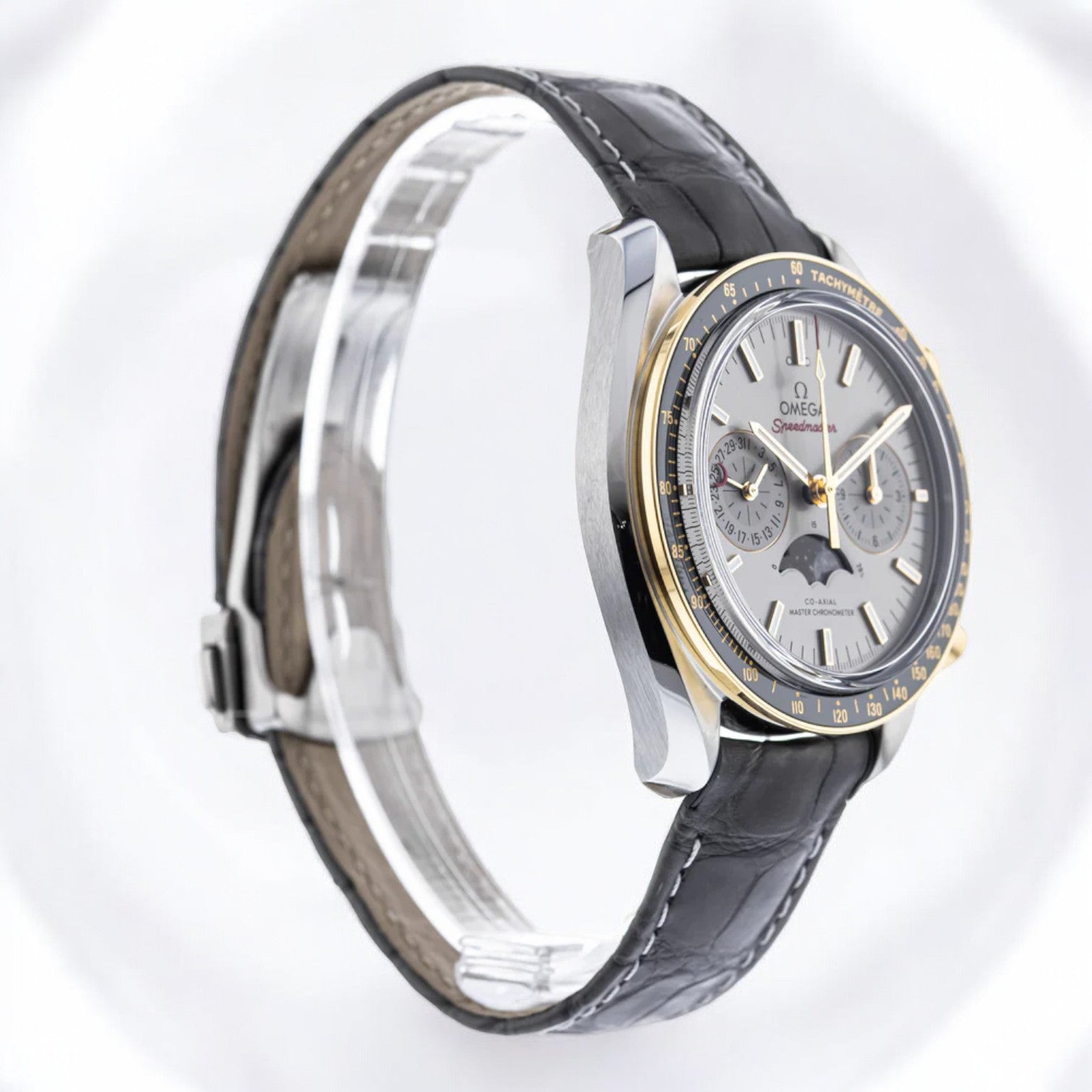 Speedmaster Co-Axial Master chronometer Moonphase Chronograph 18K / SS