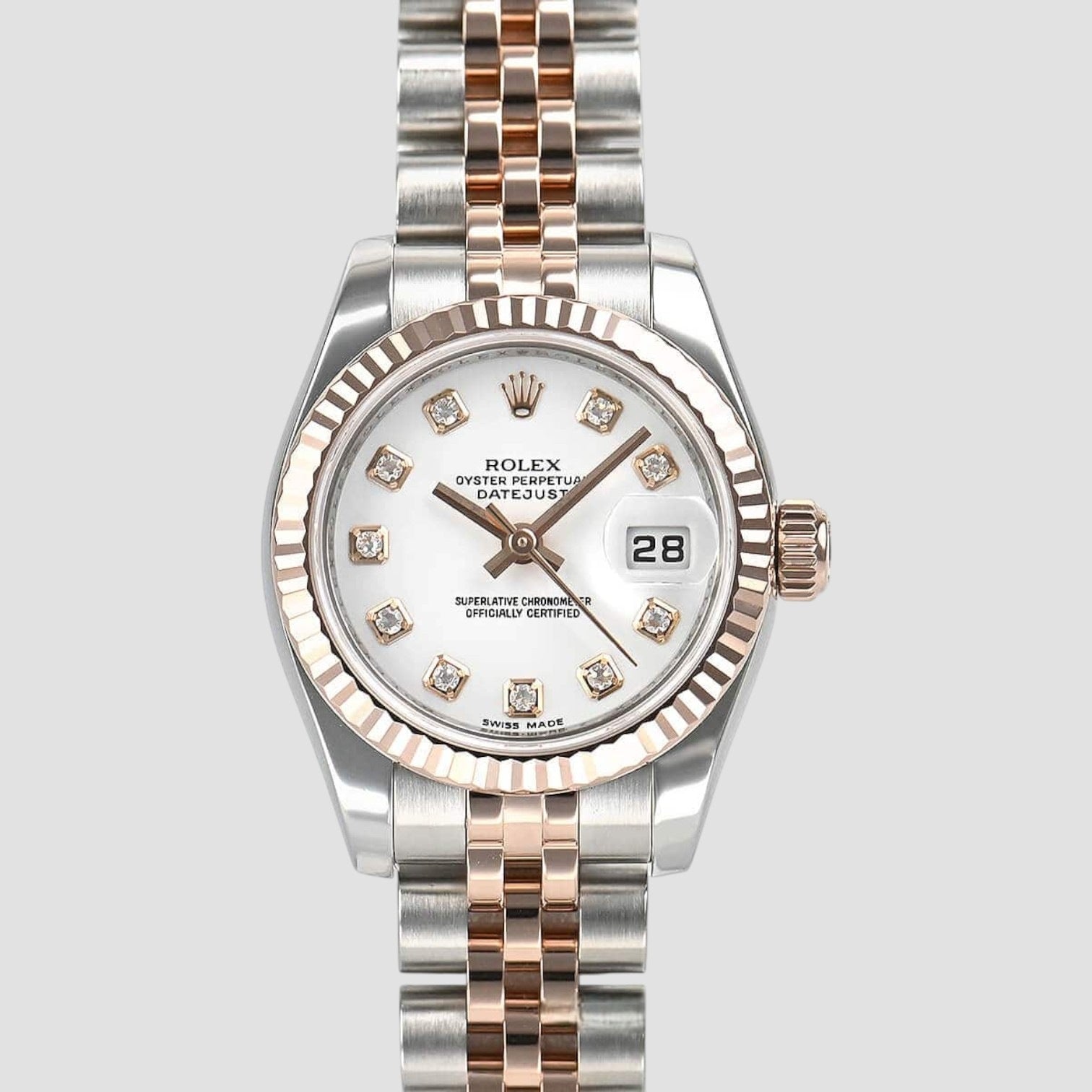 Lady-Datejust 26 WHTDJ White Diamond Rose Gold