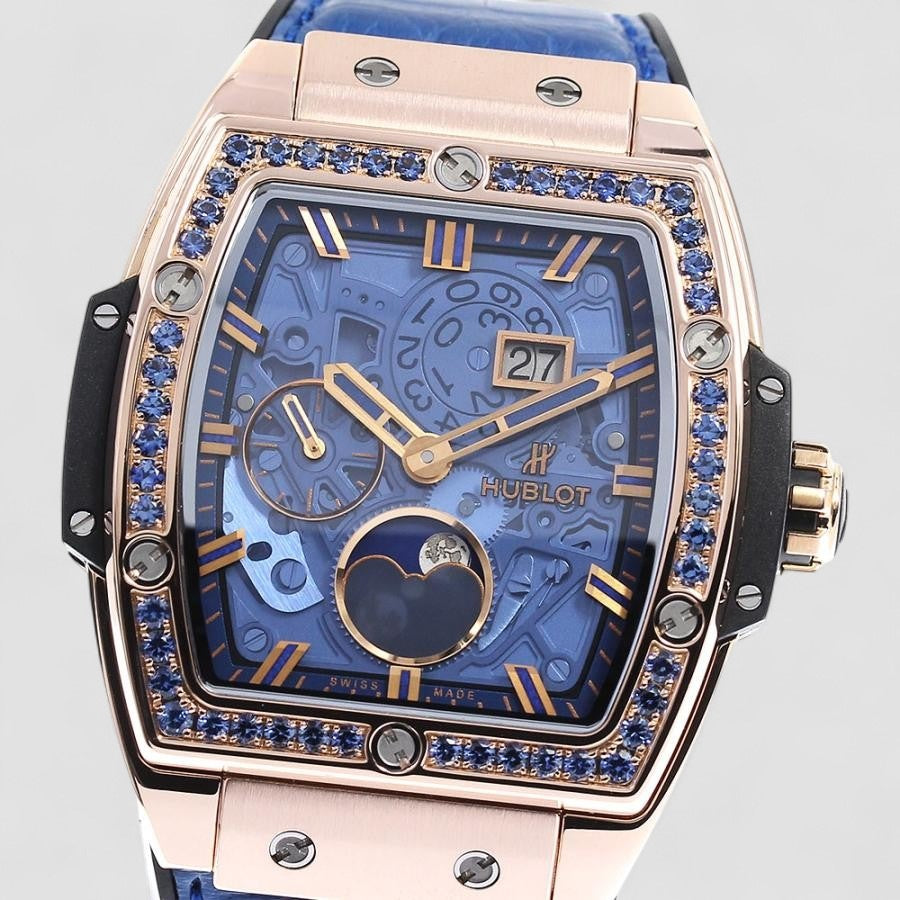 Spirit Of Big Bang Moonphase King Gold Dark Blue