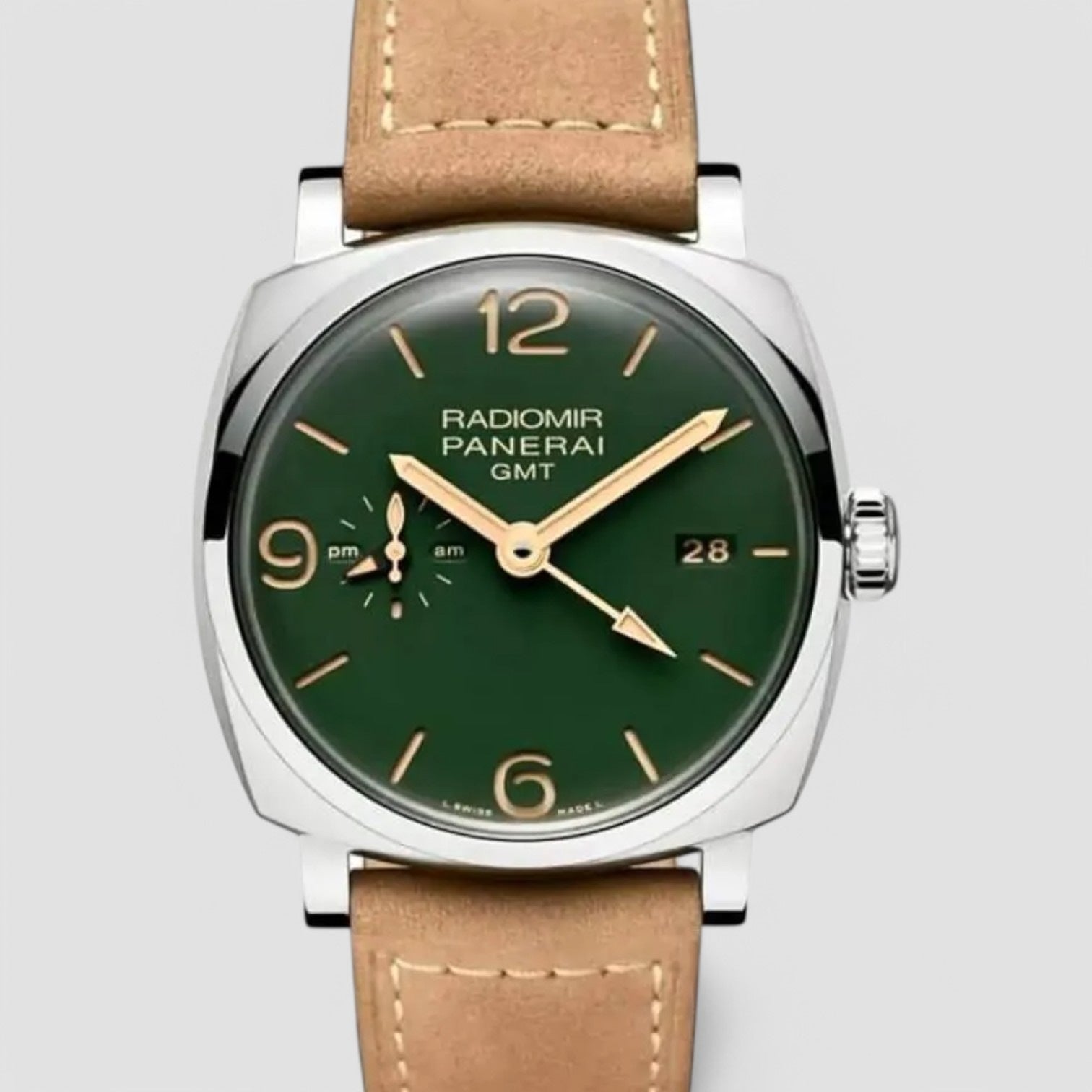 Radiomir GMT Military Green Dial Men's Watch