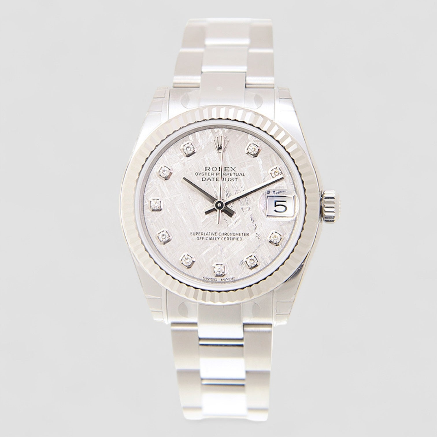 LADY DATEJUST 18k WHITE GOLD 31MM