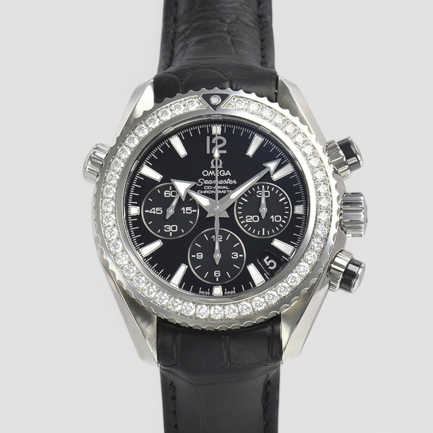 Seamaster Planet Ocean Chronograph Automatic Diamond Ladies Watch