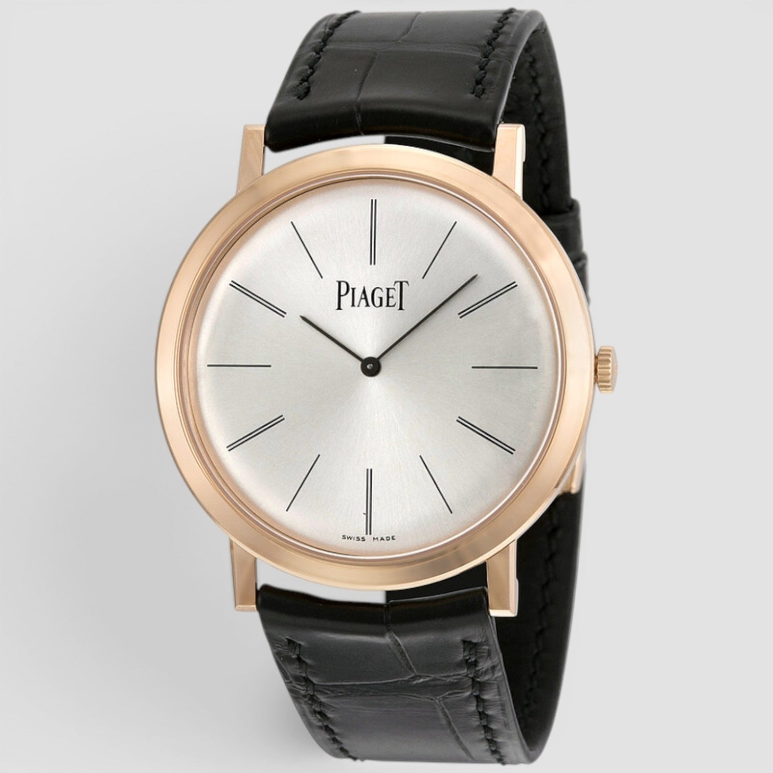 Altiplano 38mm 18K Rose Gold Silver Dial