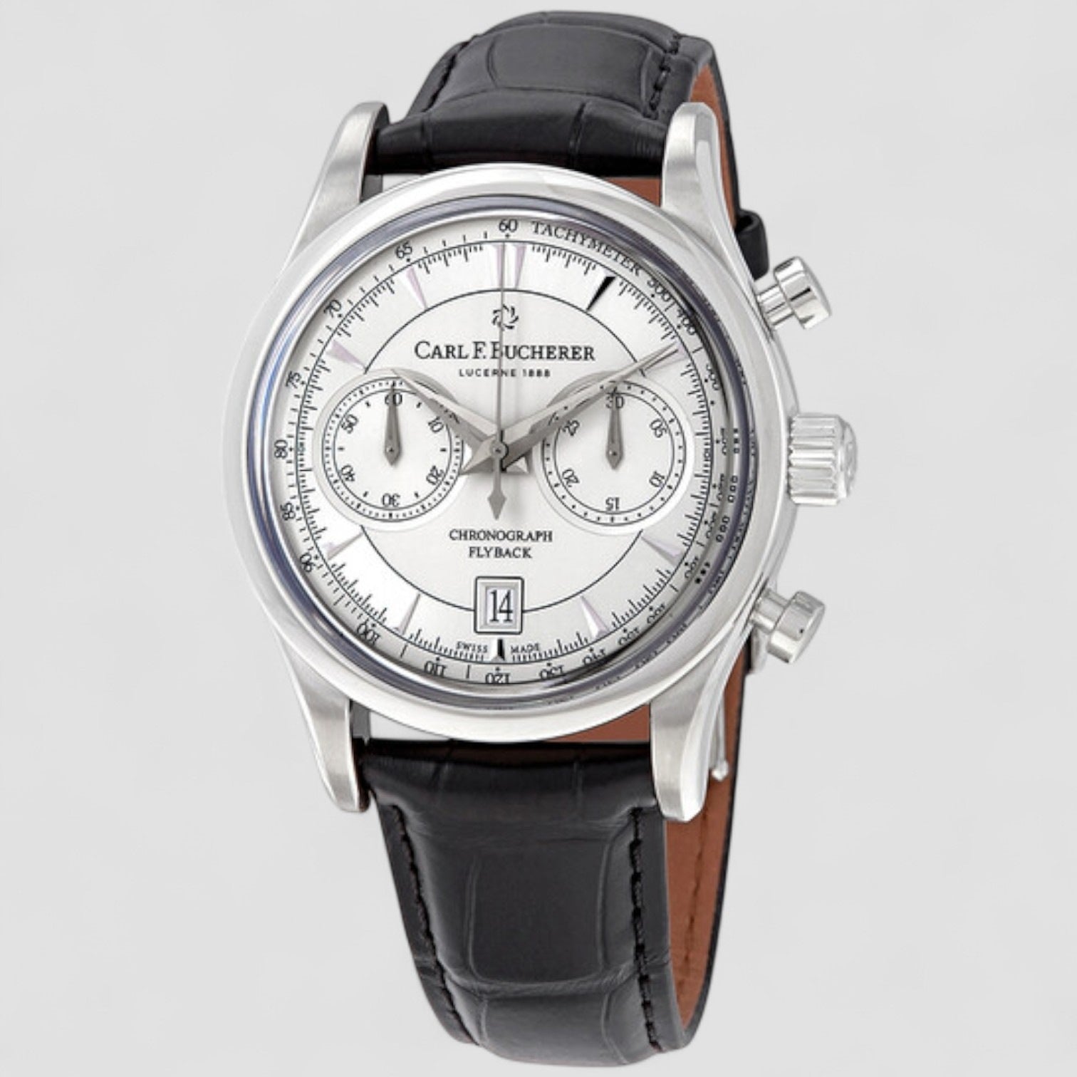 Manero Chronograph Automatic Silver Dial Men's Watch
