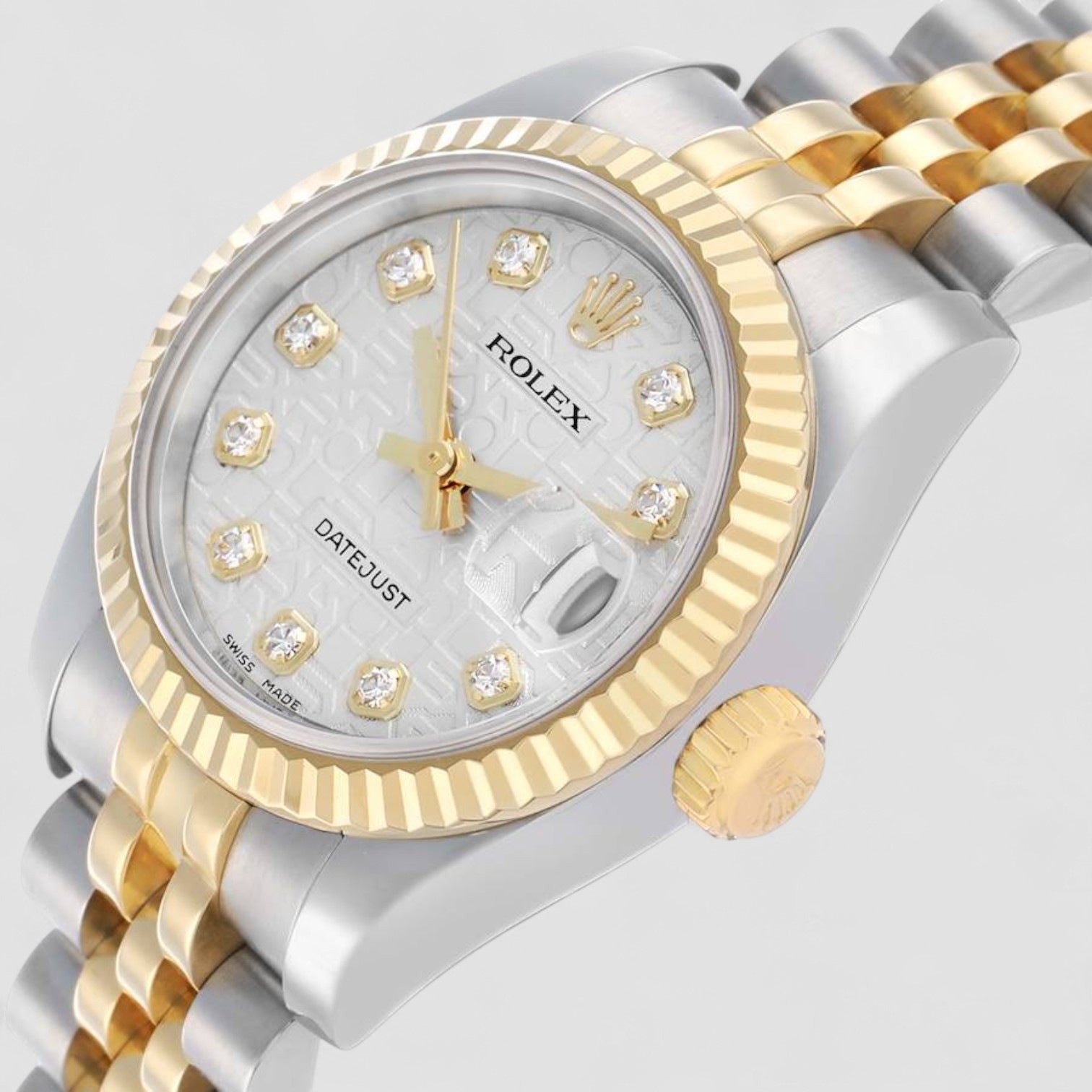 Datejust 26mm Motif Diamond Dial Two Tone Jubilee