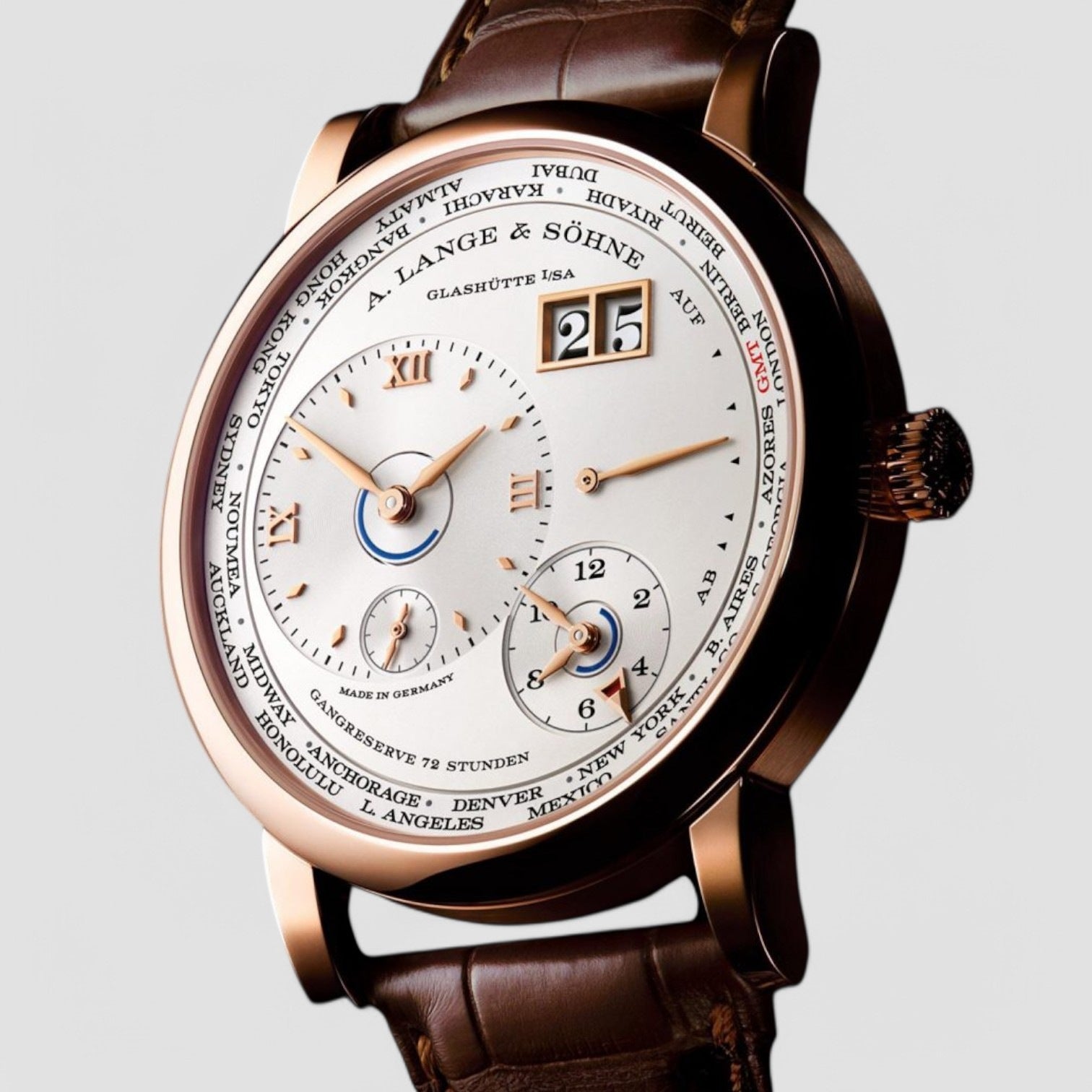 Lange 1 Time Zone 116.032 18K Rose Gold