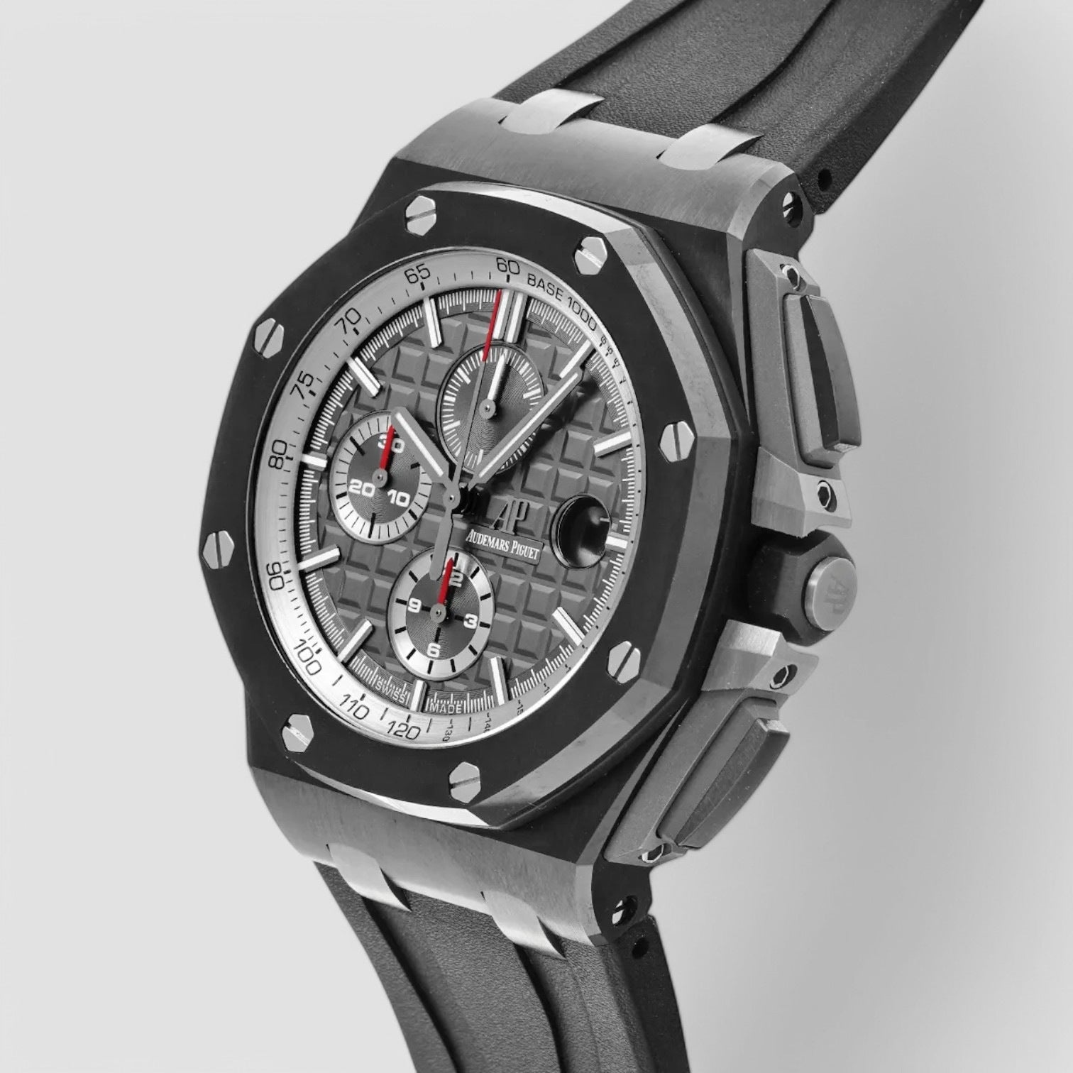 Royal Oak Offshore Chronograph Black Dial Ceramic / Rubber