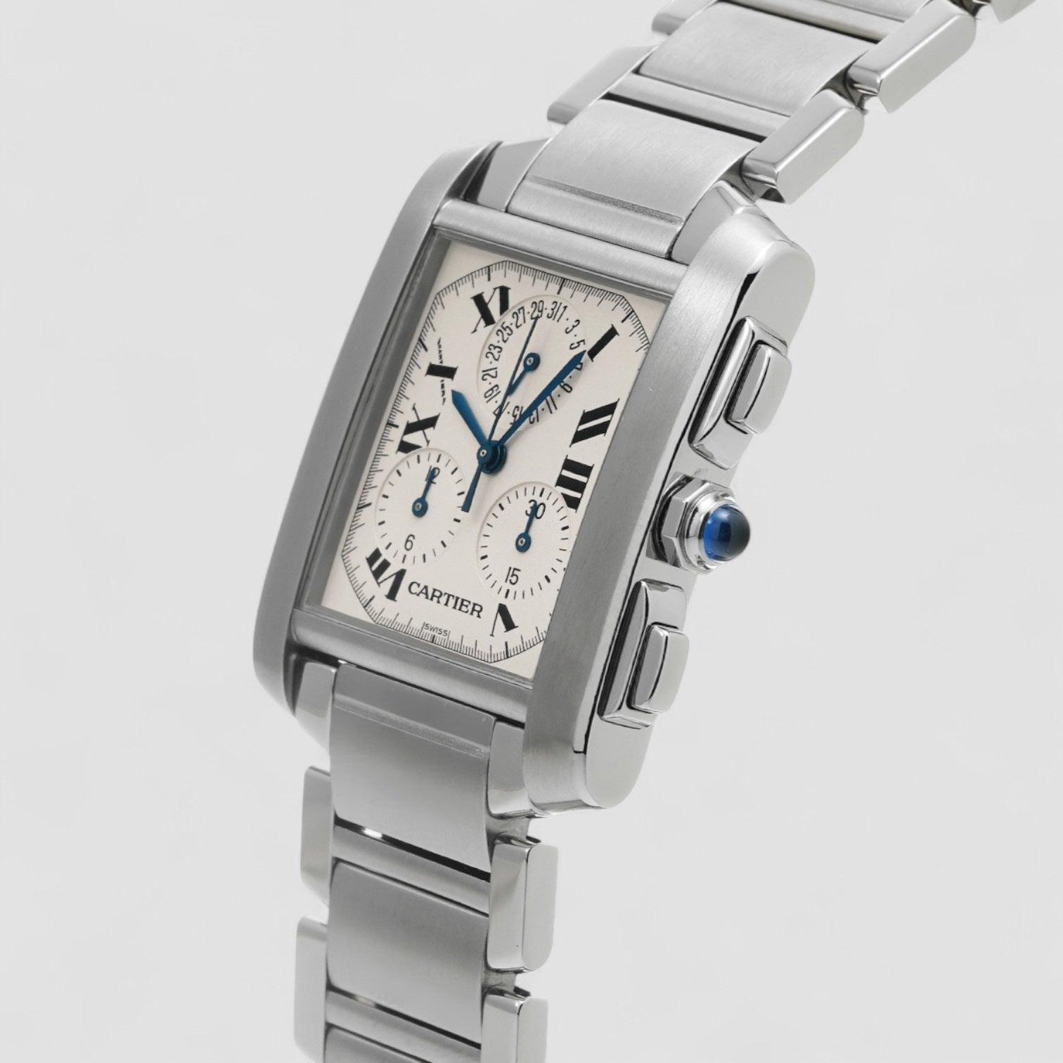 Tank Francaise Chronoflex Quartz Chronograph SS