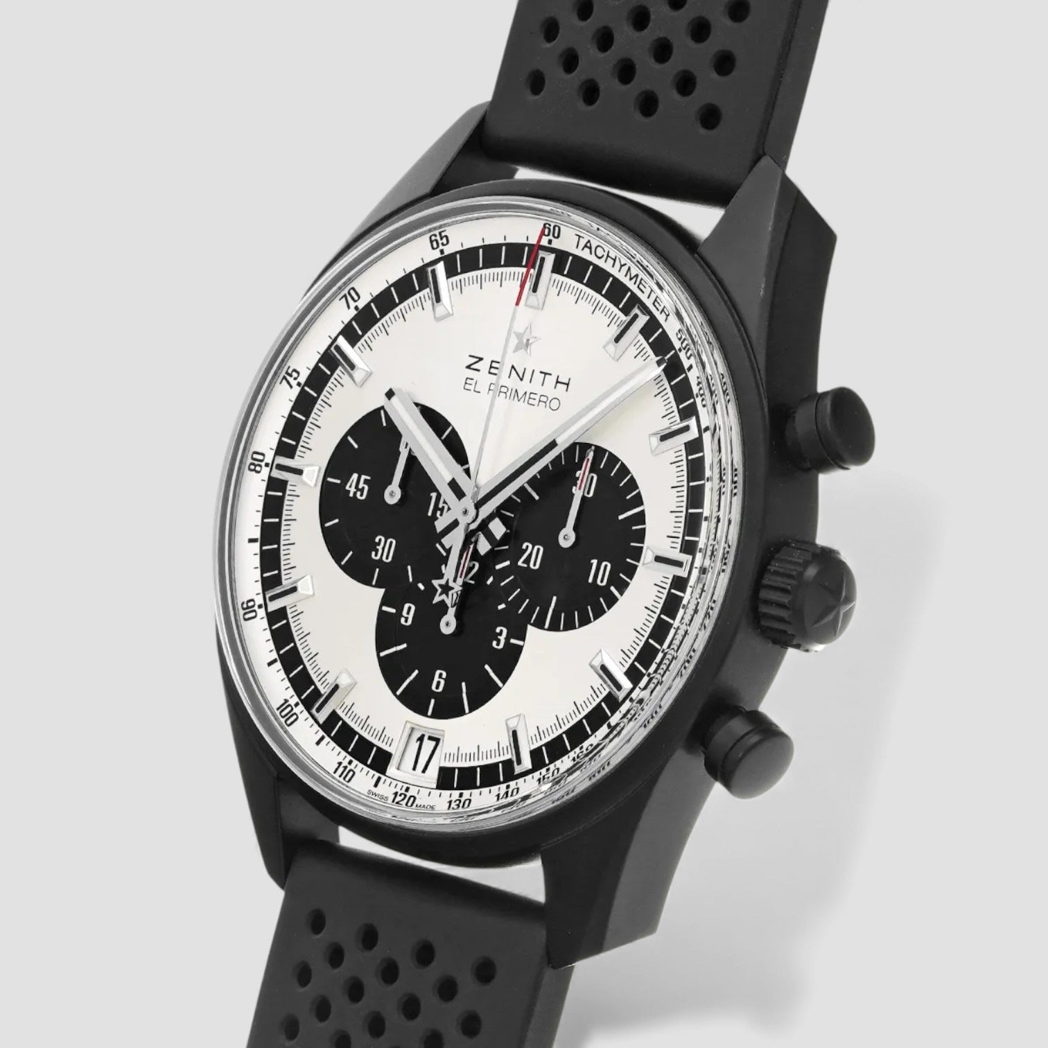 El Primero Chronomaster 42 Aluminium / Black / Rubber Strap