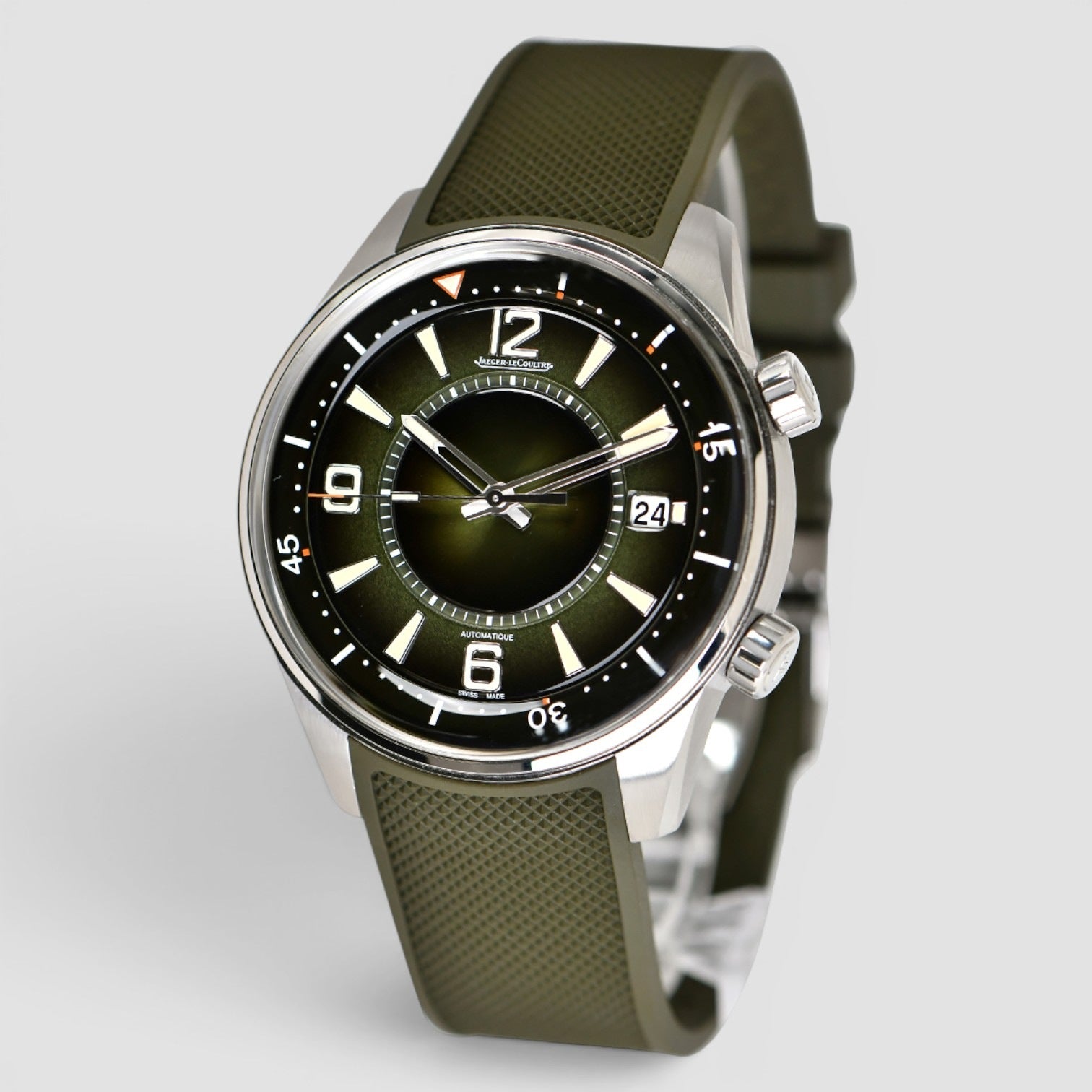 Polaris Date Green Dial