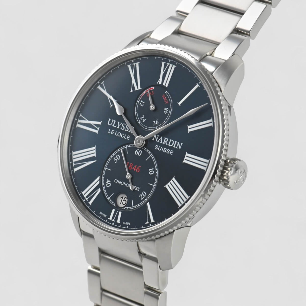Marine Chronometer Torpilleur 42mm Mens Watch