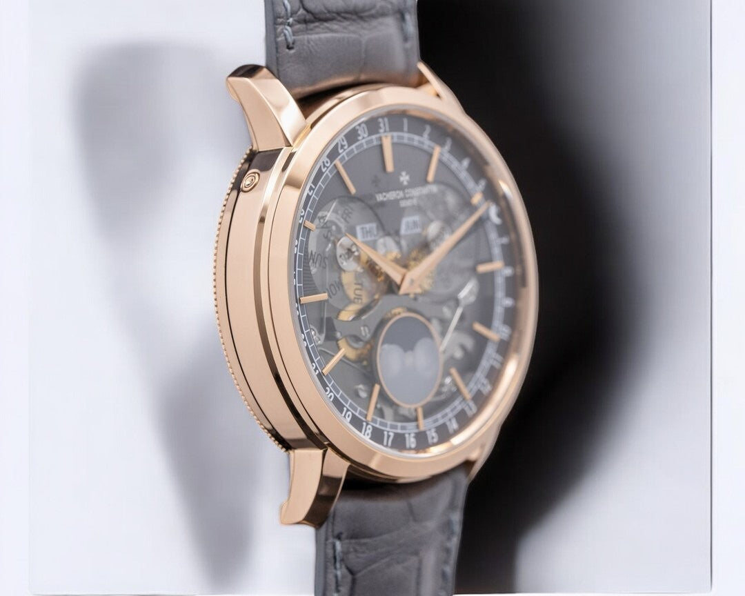 Traditionnelle Complete Calendar Openface 18K Rose Gold