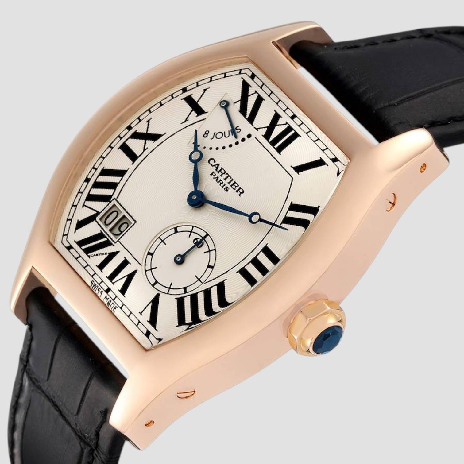 Tortue Privee Rose Gold 8 Day Power Reserve Mens Watch