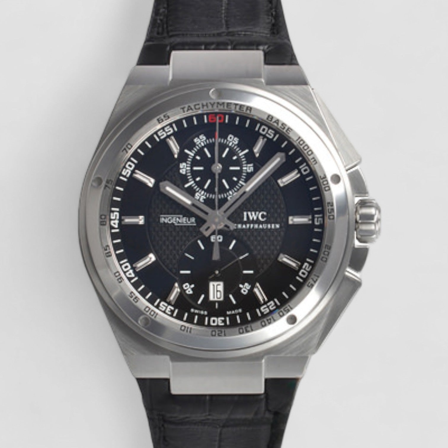 Big Ingenieur Chrono Chronograph Black Dial Men's Watch