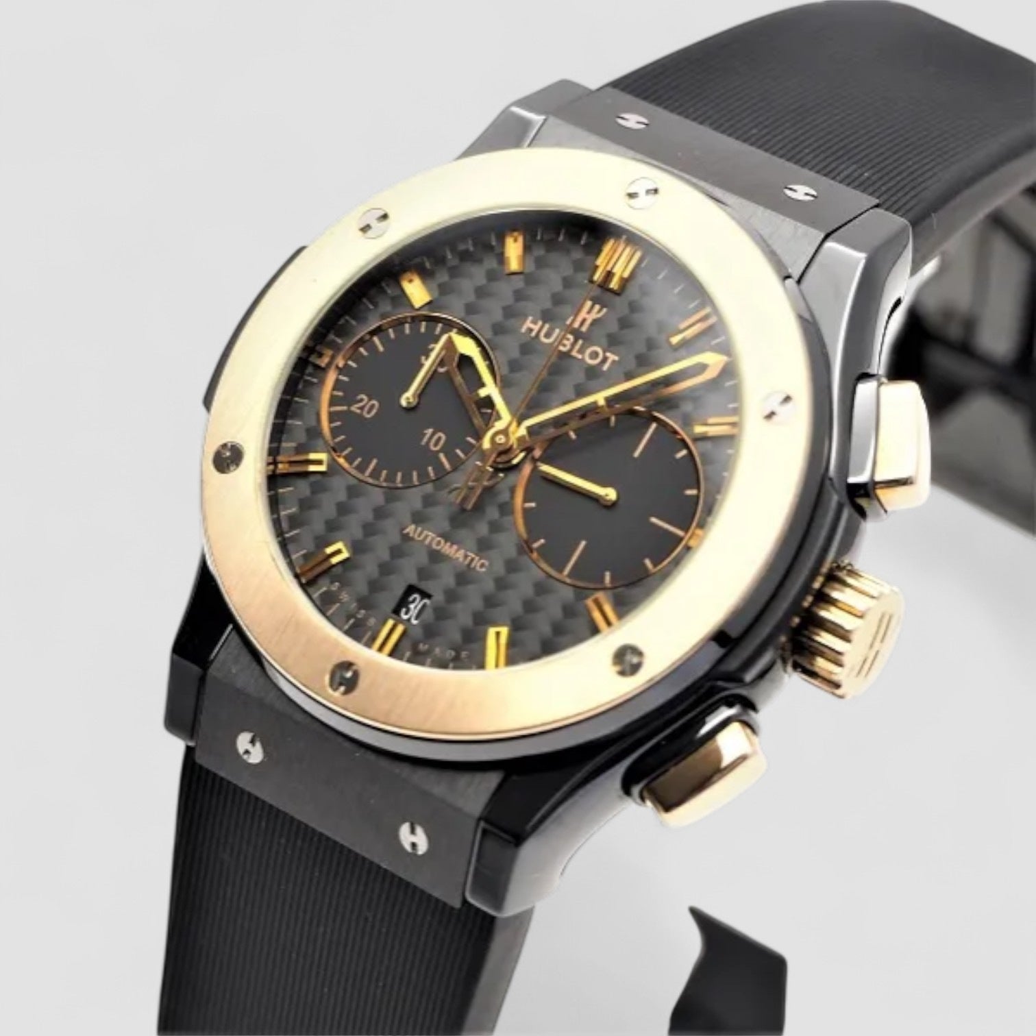 Classic Fusion Chronograph Ceramic And King Gold Men's Watch