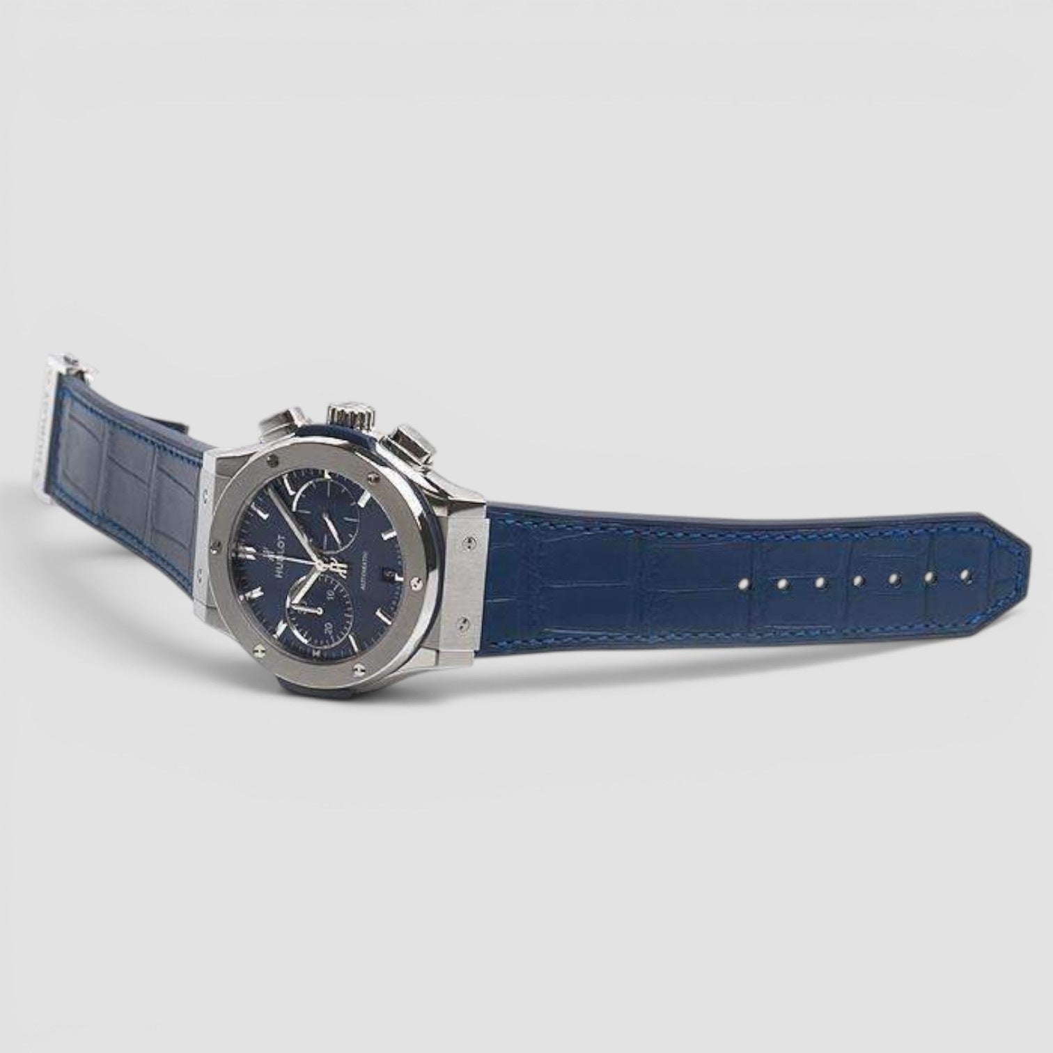 Classic Fusion Blue Chronograph 45mm Titanium Blue Dial