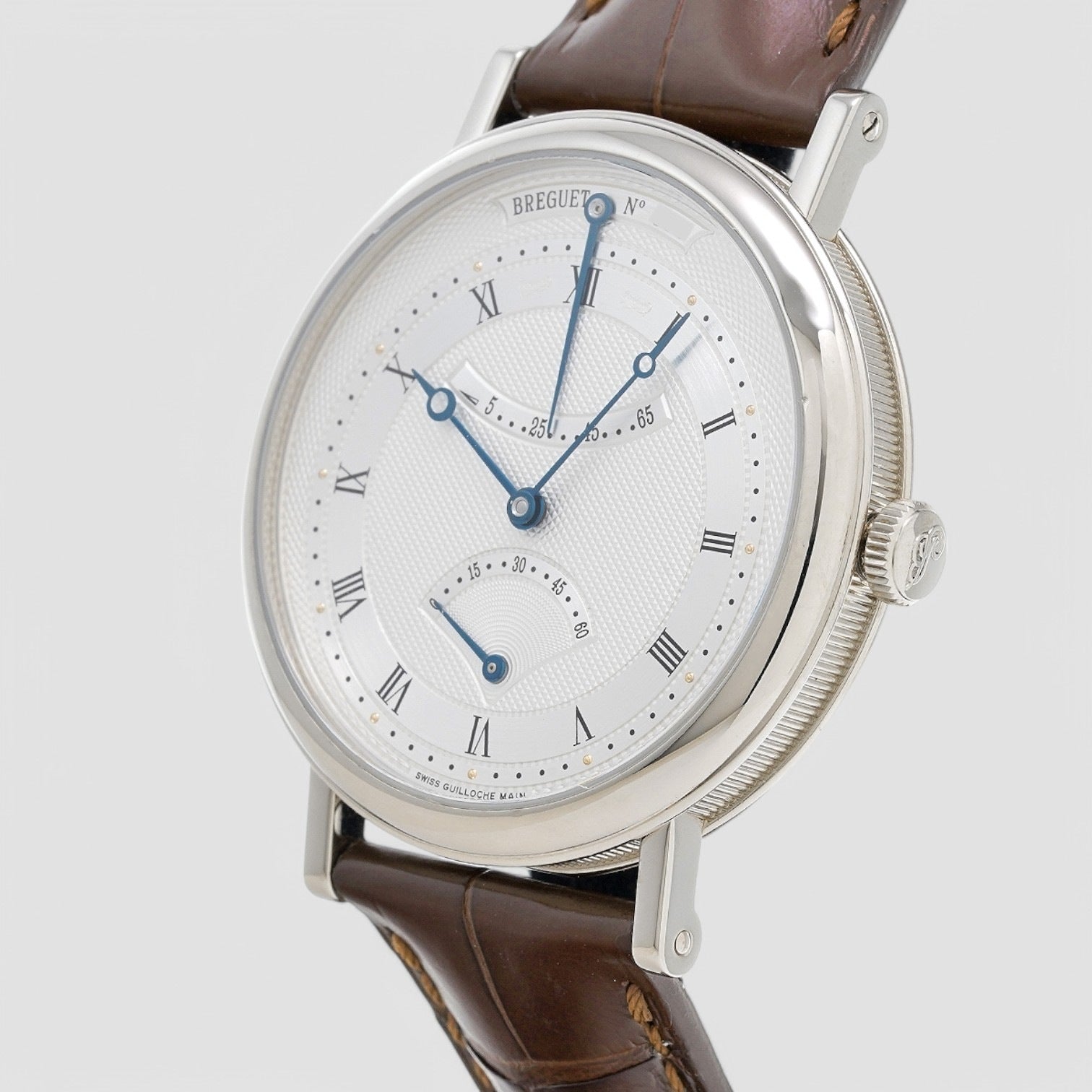 Classique Retrograde Seconds 18K White Gold / Deployant