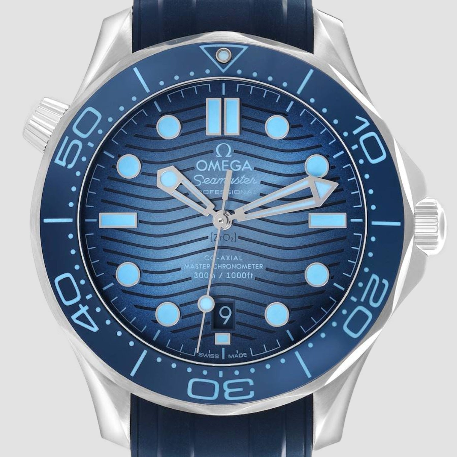 Diver 300m Co-axial Summer Blue Seamaster