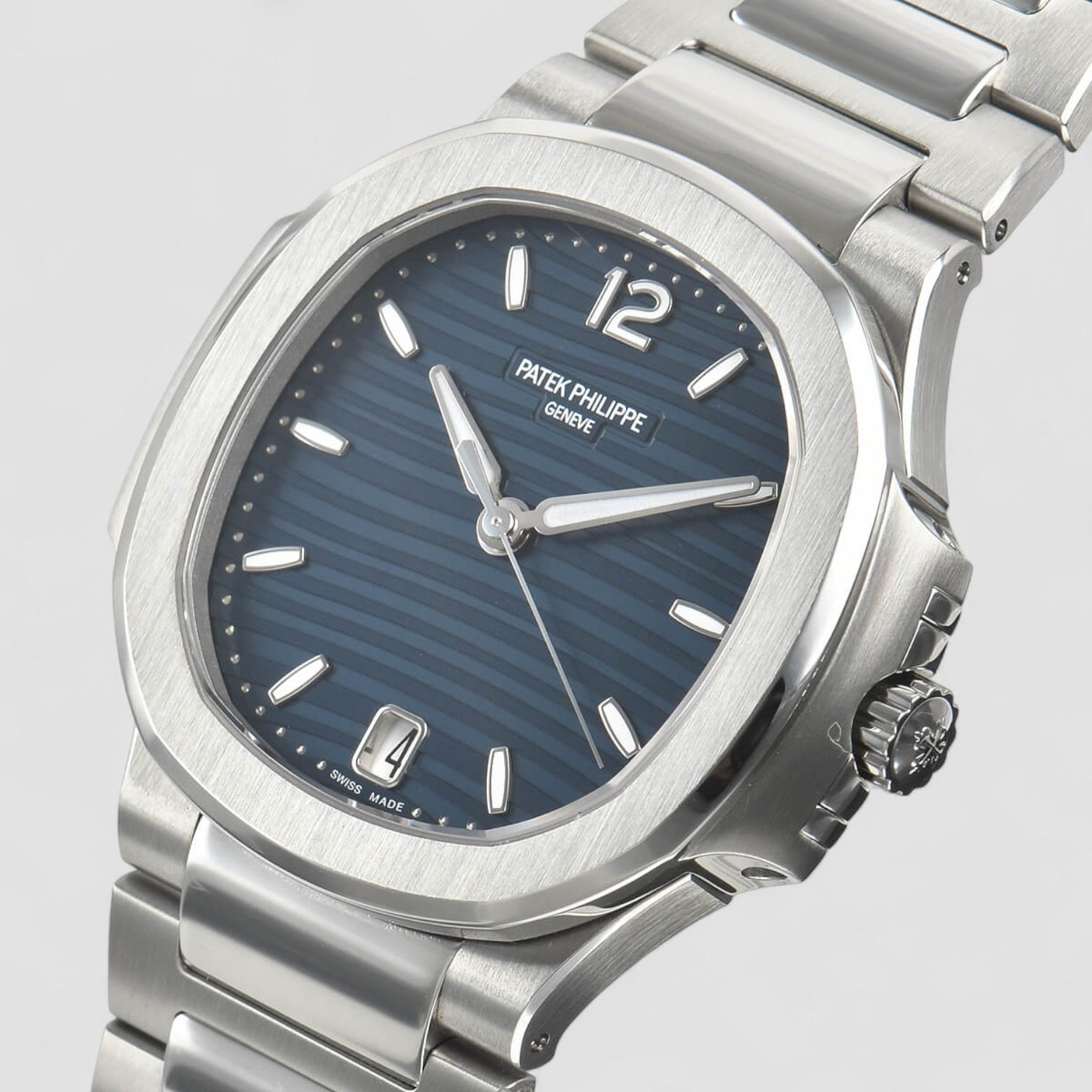 Nautilus Blue Opaline Dial Ladies Watch