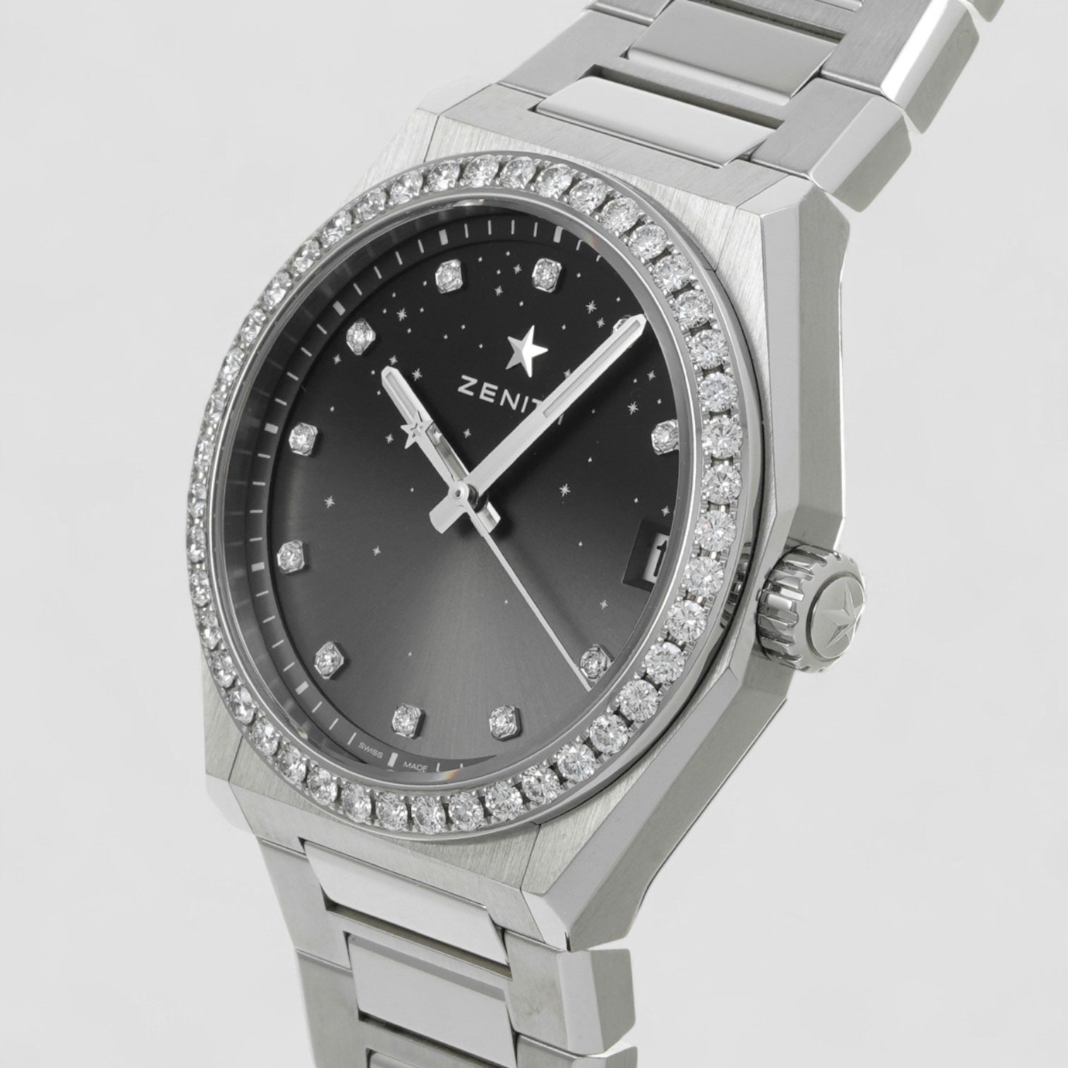 Defy Midnight Automatic 36mm Ladies Watch