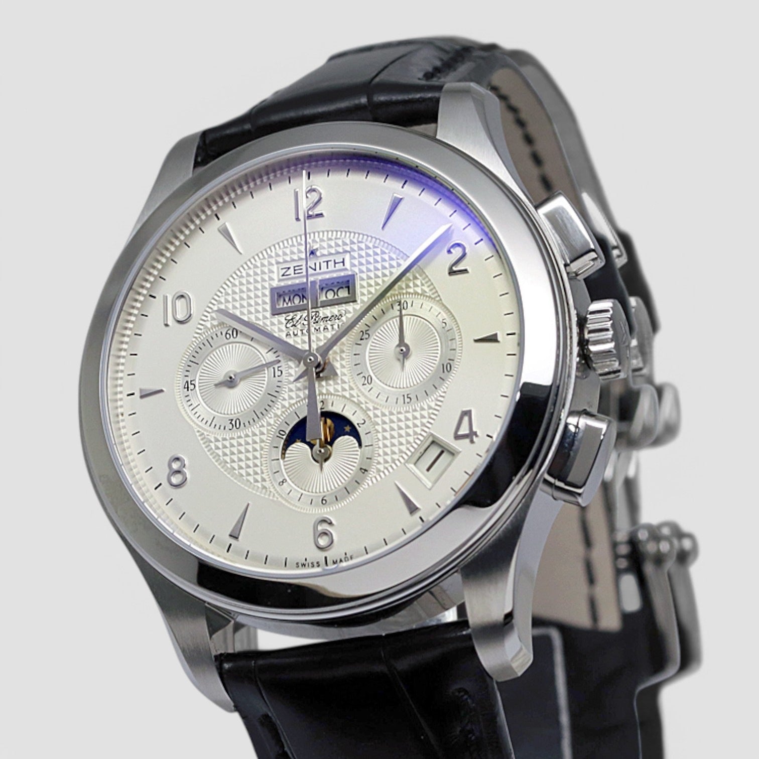 Class T Moon El Primero Silver Dial SS