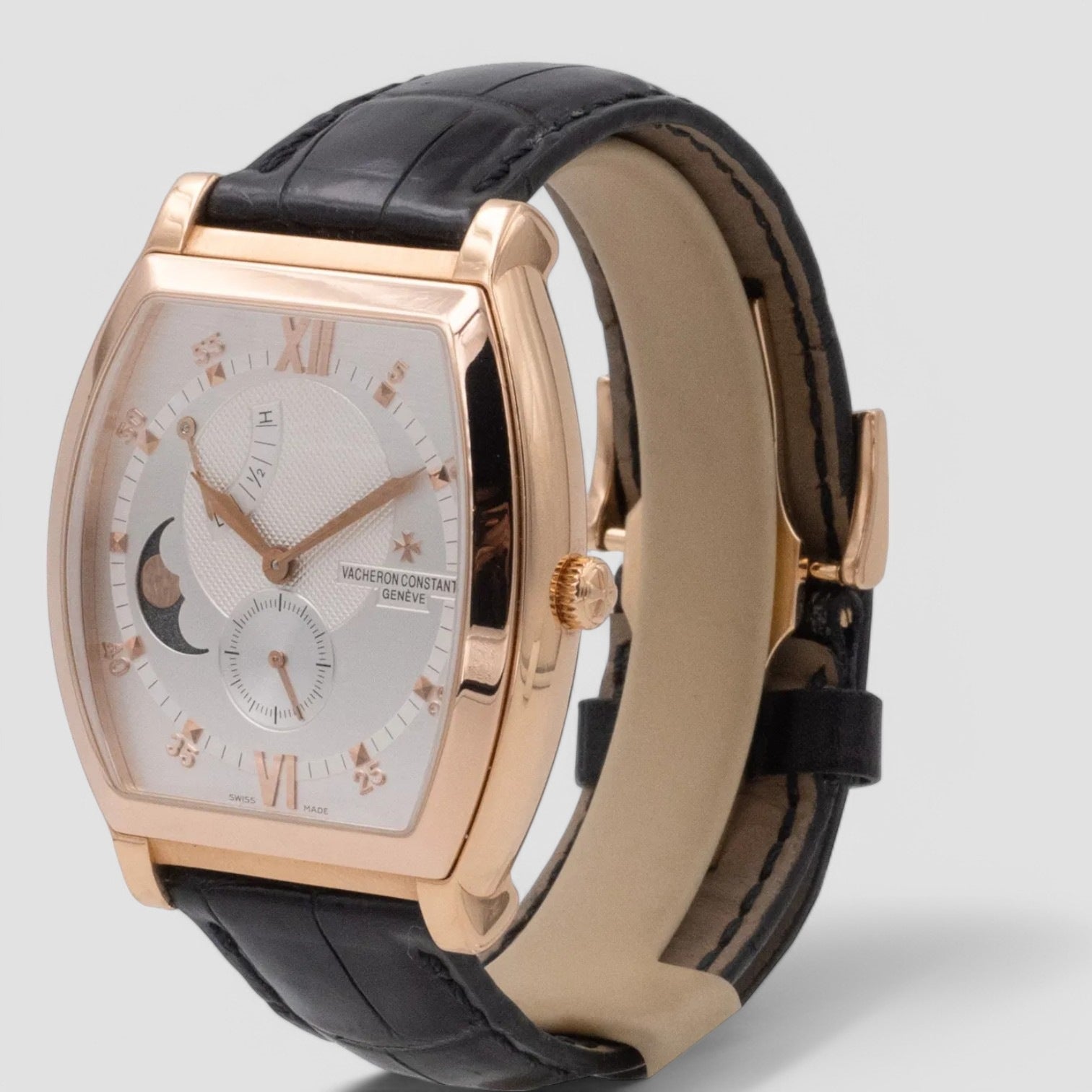 Malte Tonneau Moonphase Power Reserve Mens Watch