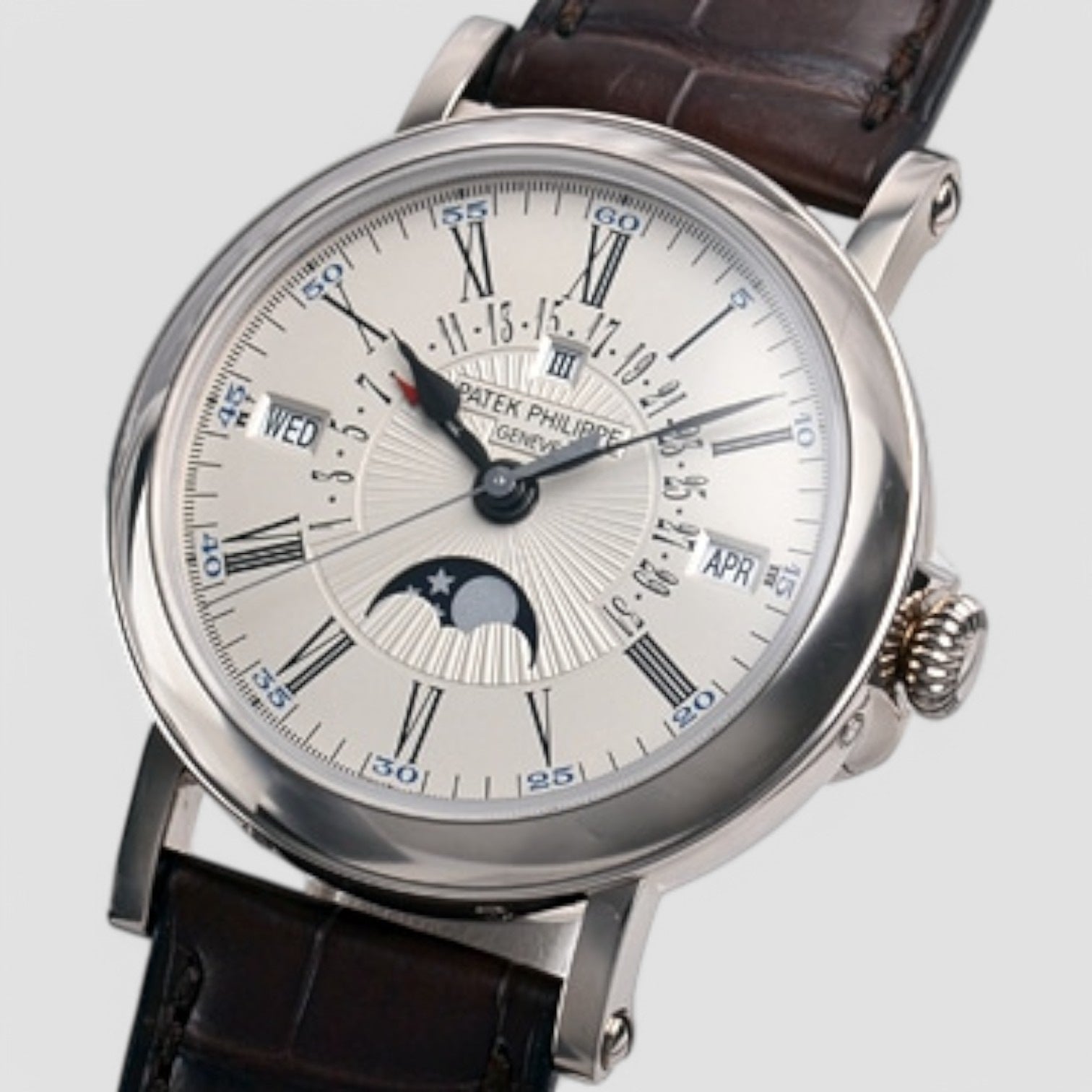 Retrograde Perpetual Calendar 18K White Gold