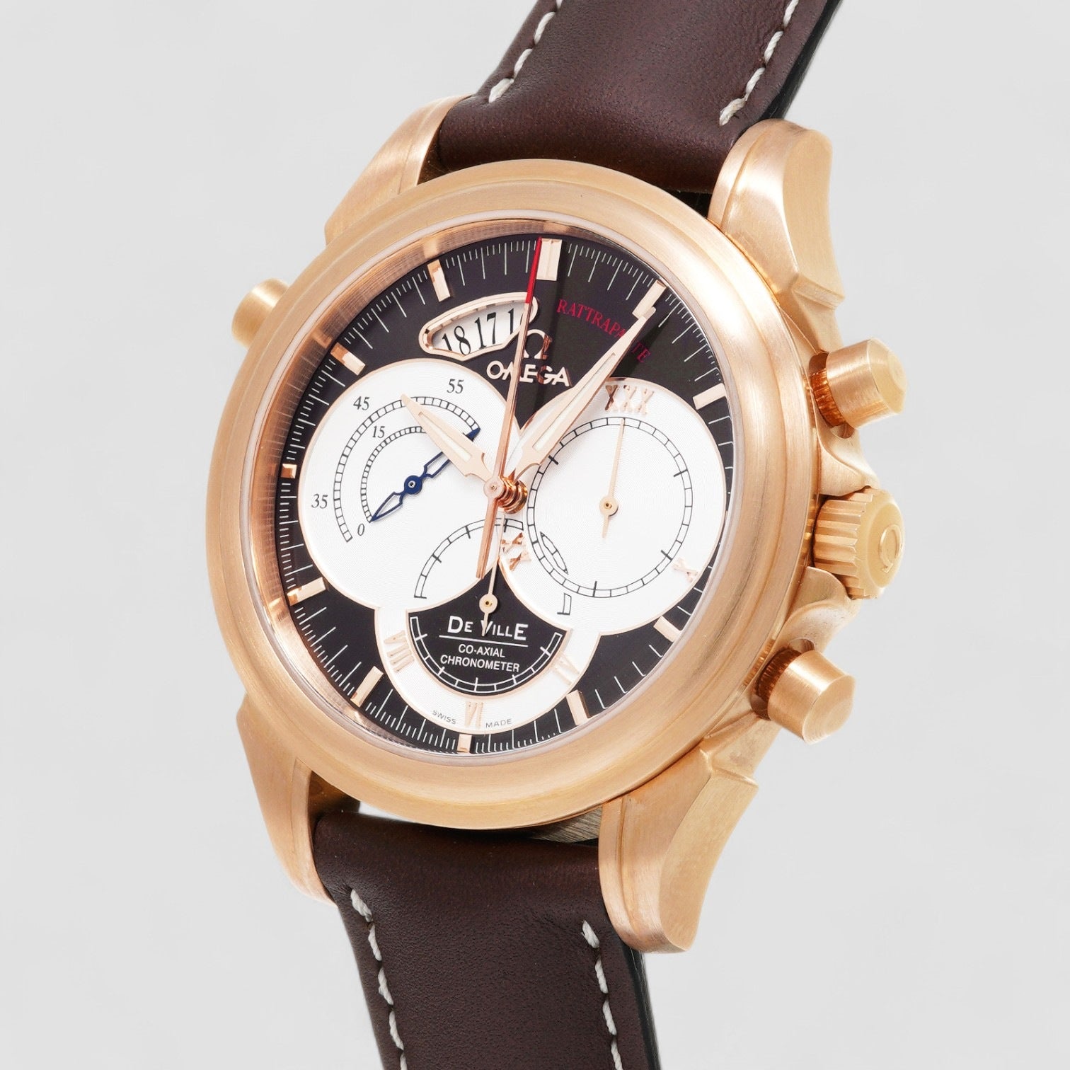 De Ville Co-Axial 41 Chronoscope Rattrapante Red Gold