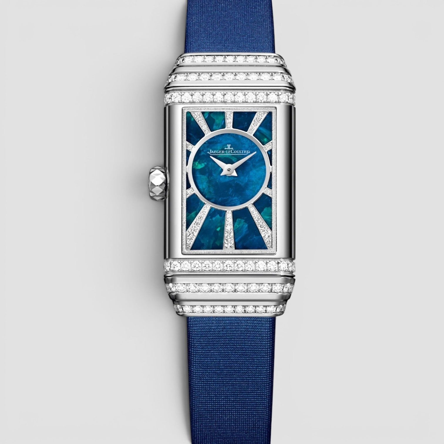Reverso One Duetto Jewelry White Gold Manual Winding