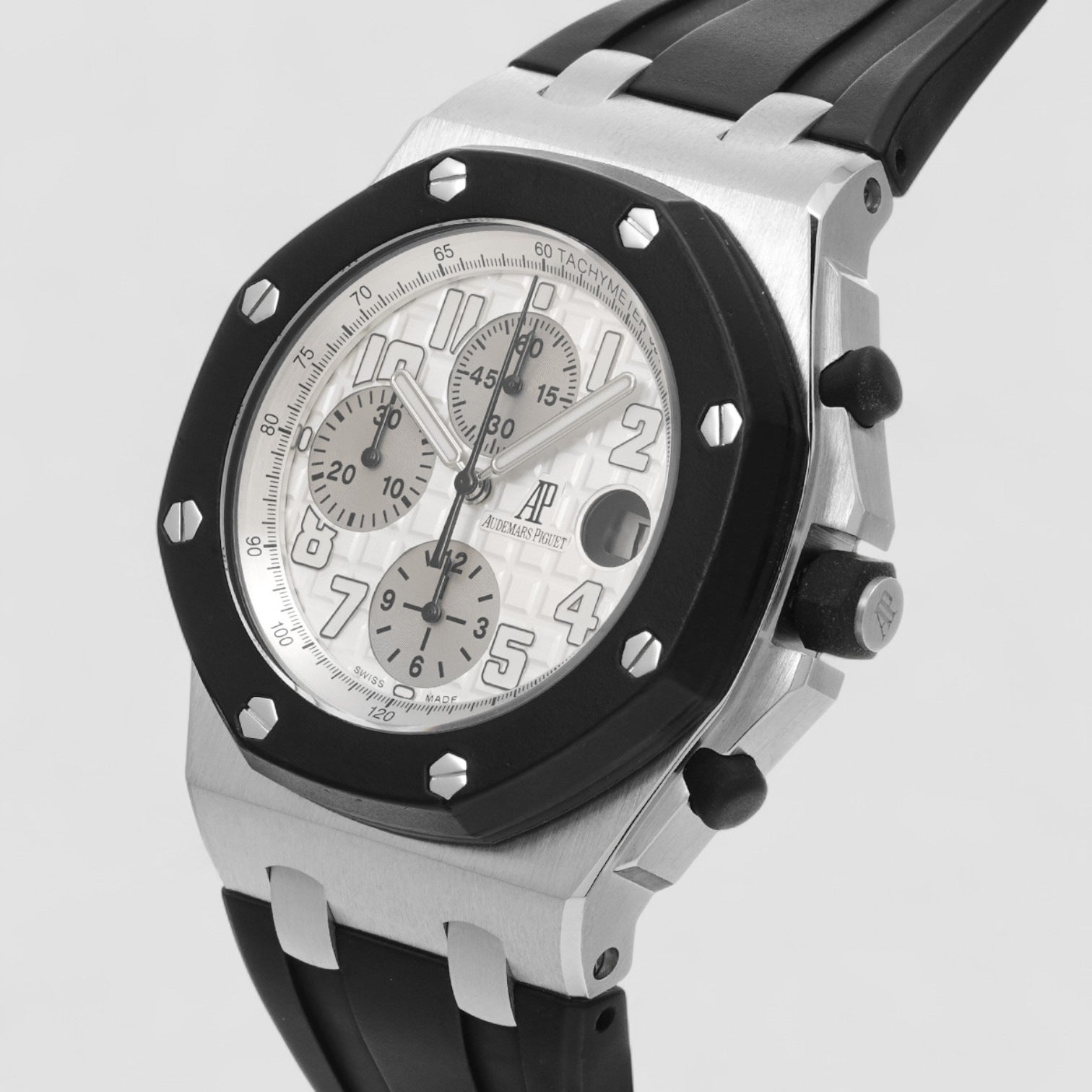 Royal Oak Offshore Chronograph Rubberclad White Dial 42MM