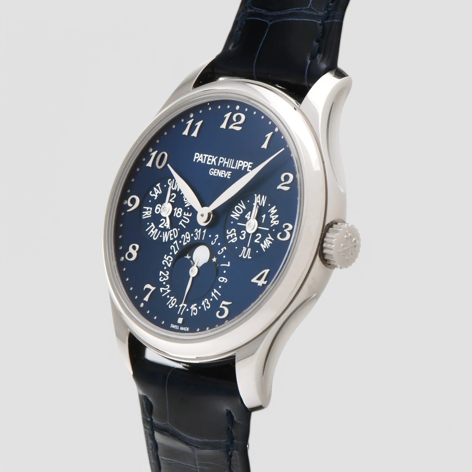 Perpetual Calendar 18K White Gold / Blue Dial