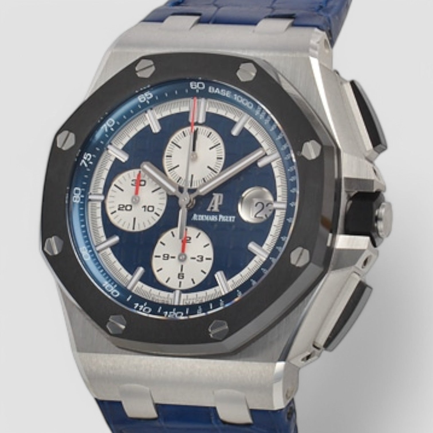 Royal Oak Offshore Blue Alligator Leather Men's Watch