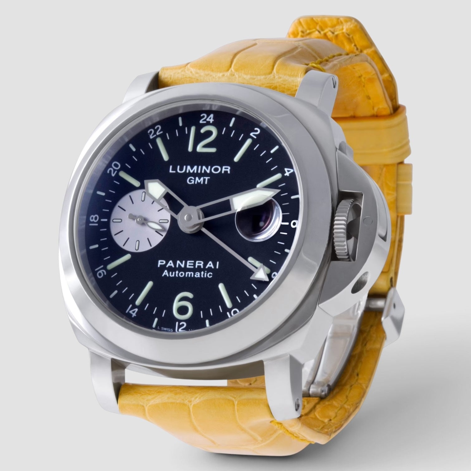 Luminor GMT 44mm Steel Black Dial