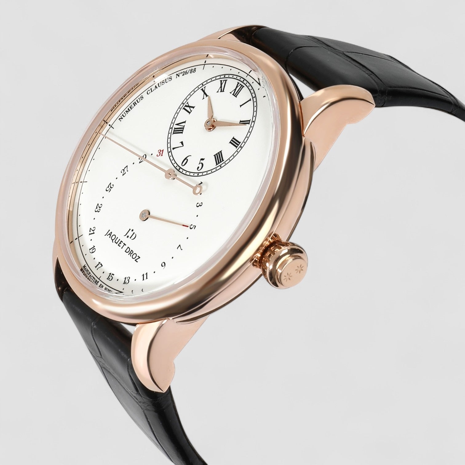 Grande Seconde Deadbeat Automatic Rose Gold Ivory Dial