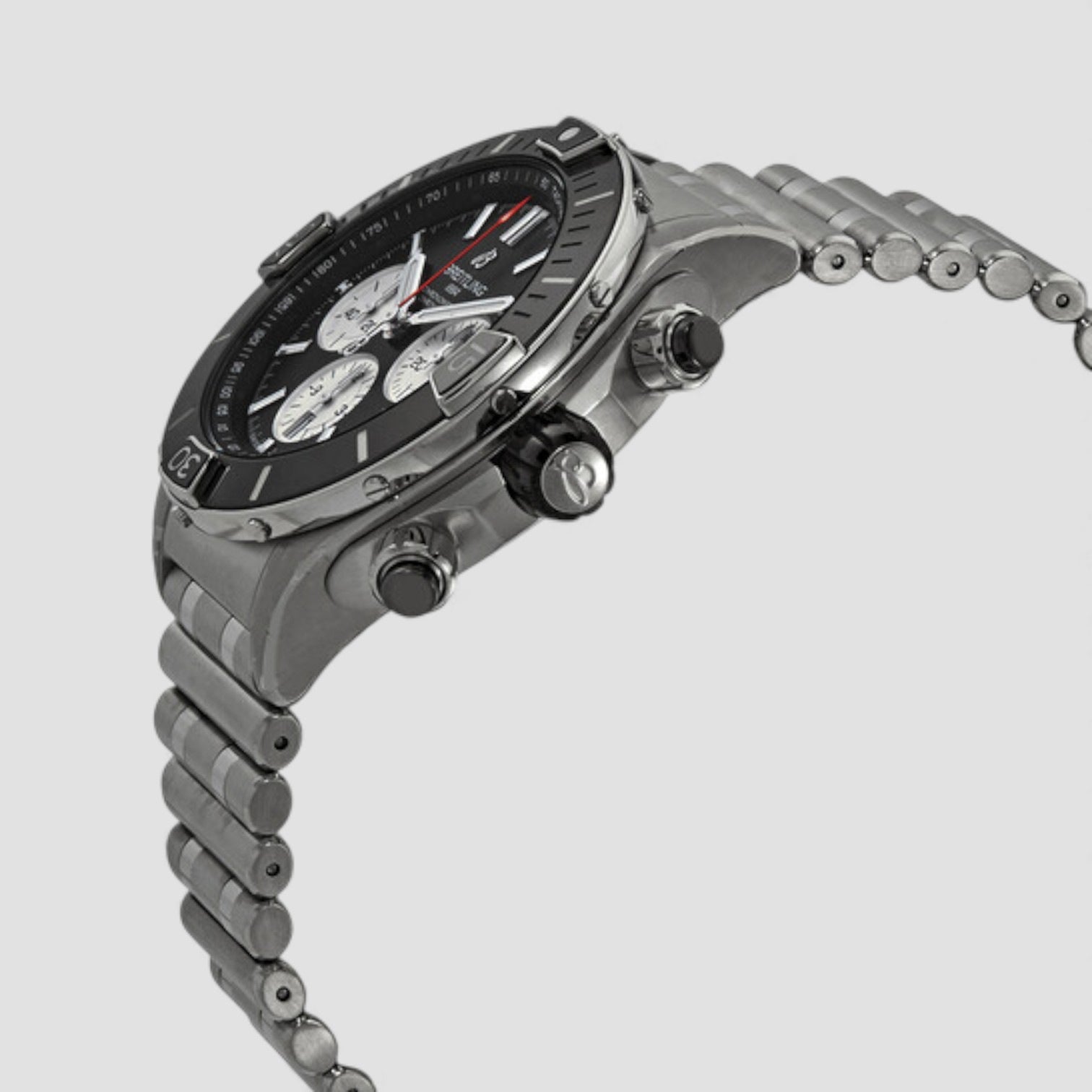 Super Chronomat B01Chronograph Automatic Chronometer Black Dial Men's Watch