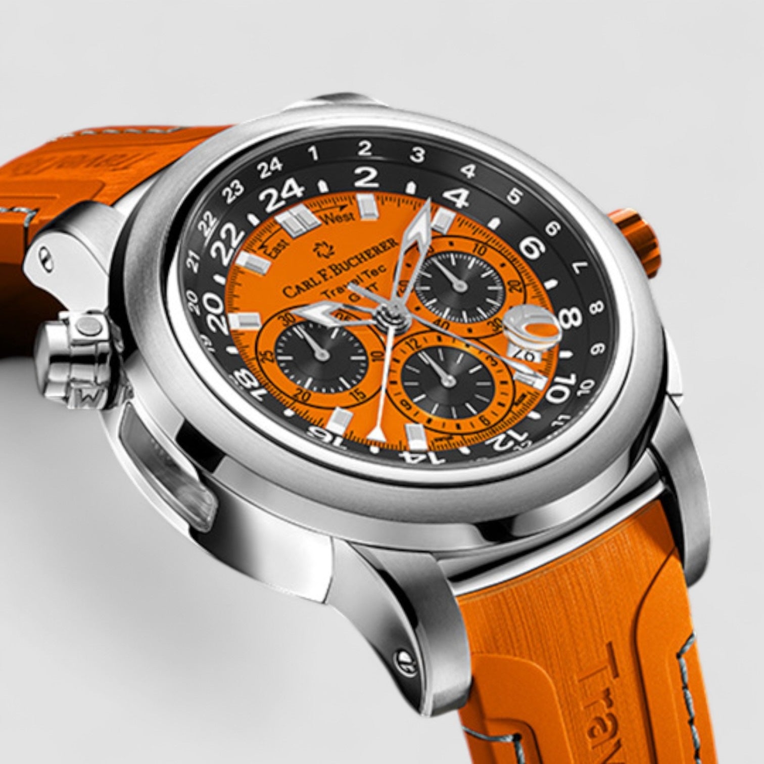 Patravi TravelTec GMT 46.6 mm Chronograph