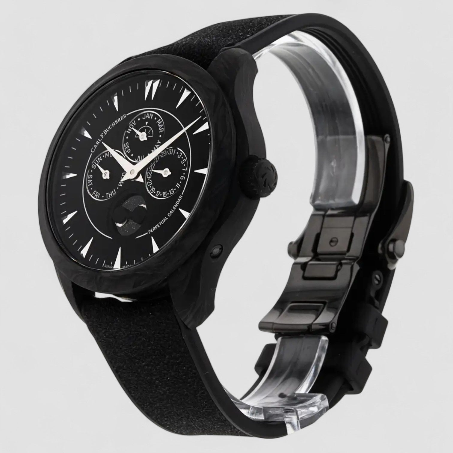 Manero Peripheral Limited Edition Automatic Perpetual Calendar Chronometer 41.6mm