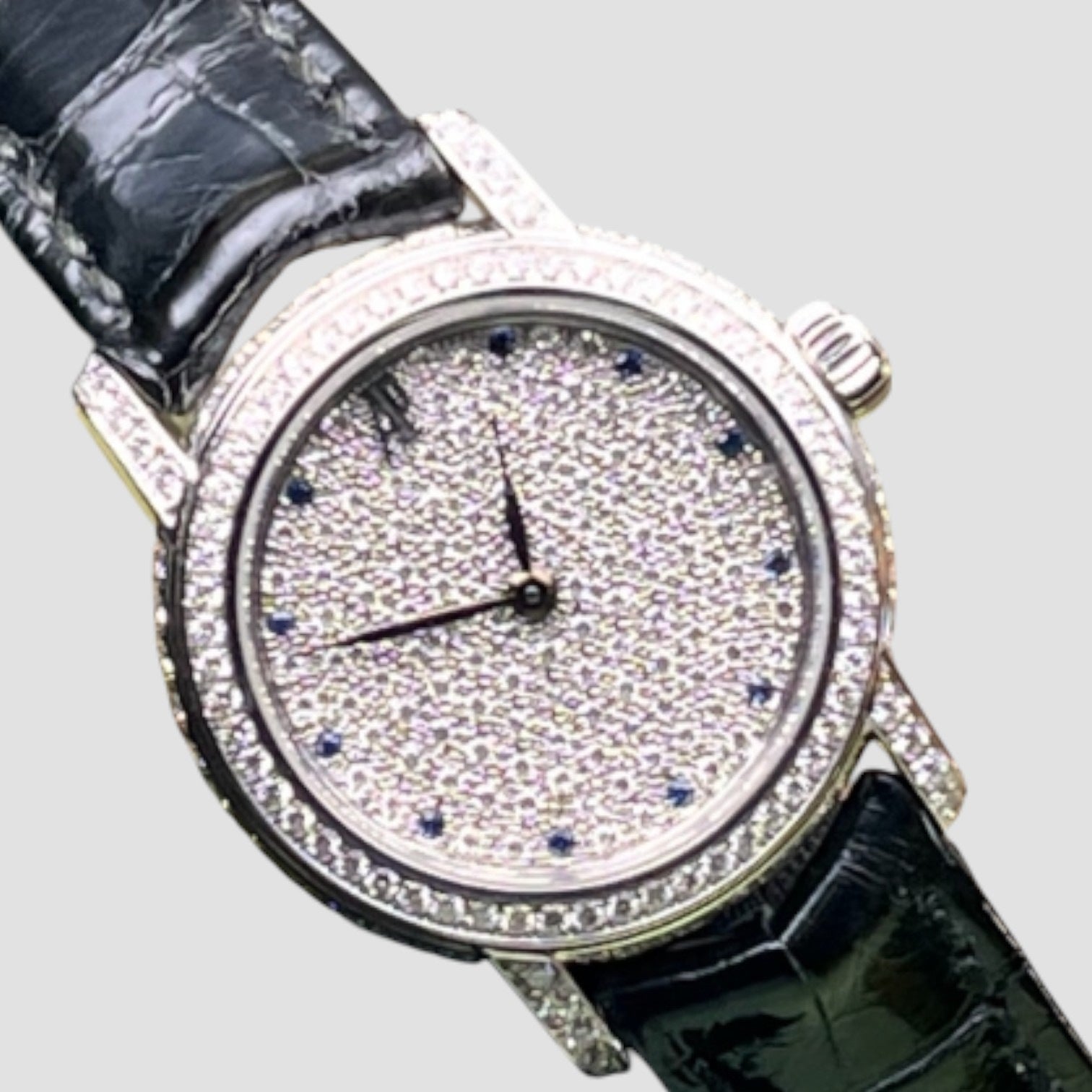 Lady's Jules Audemars White Gold Diamond Case 27mm