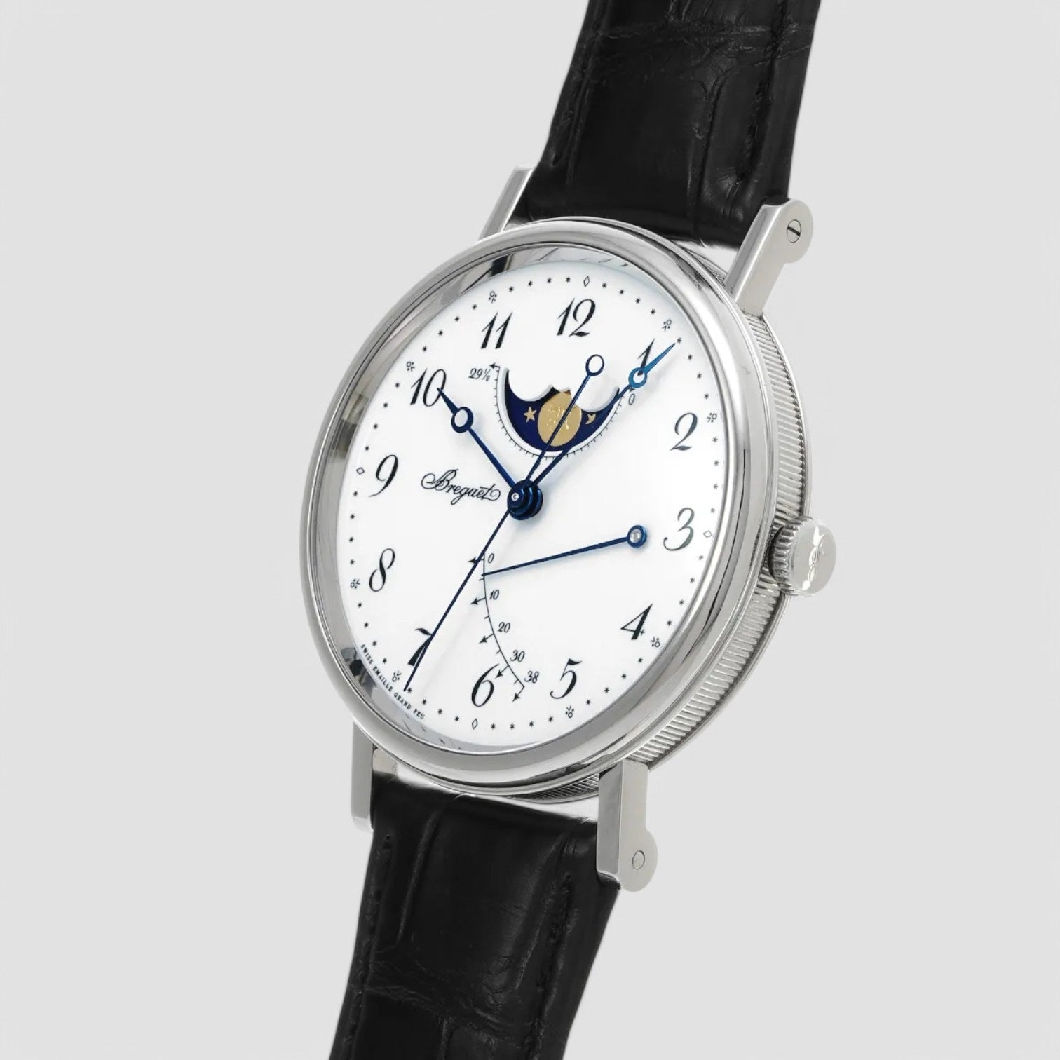 Classique Moonphase 18K White Gold