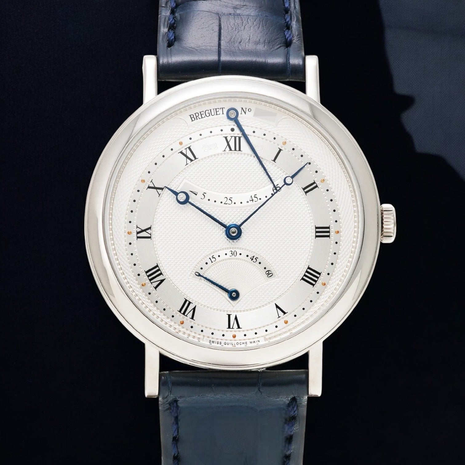 Classique Retrograde Seconds 18K White Gold / Deployant