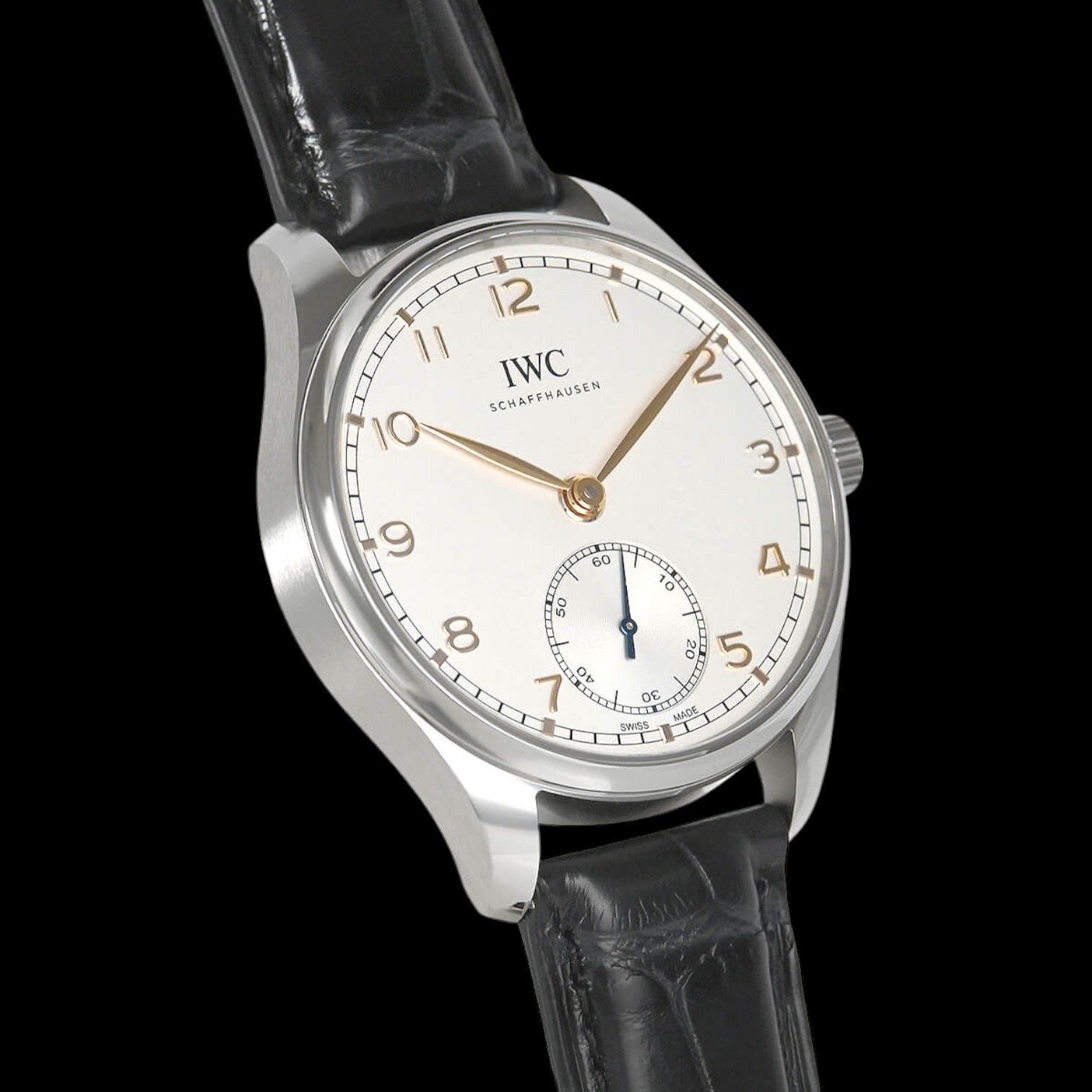 Portugieser Automatic 40mm SS Silver Dial / Rose Gold Numerals