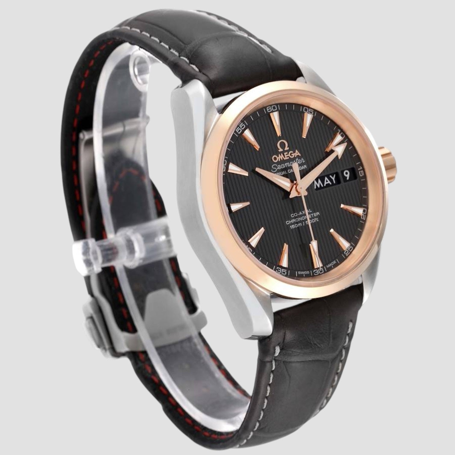 Aqua Terra Annual Calendar Rose Gold Watch