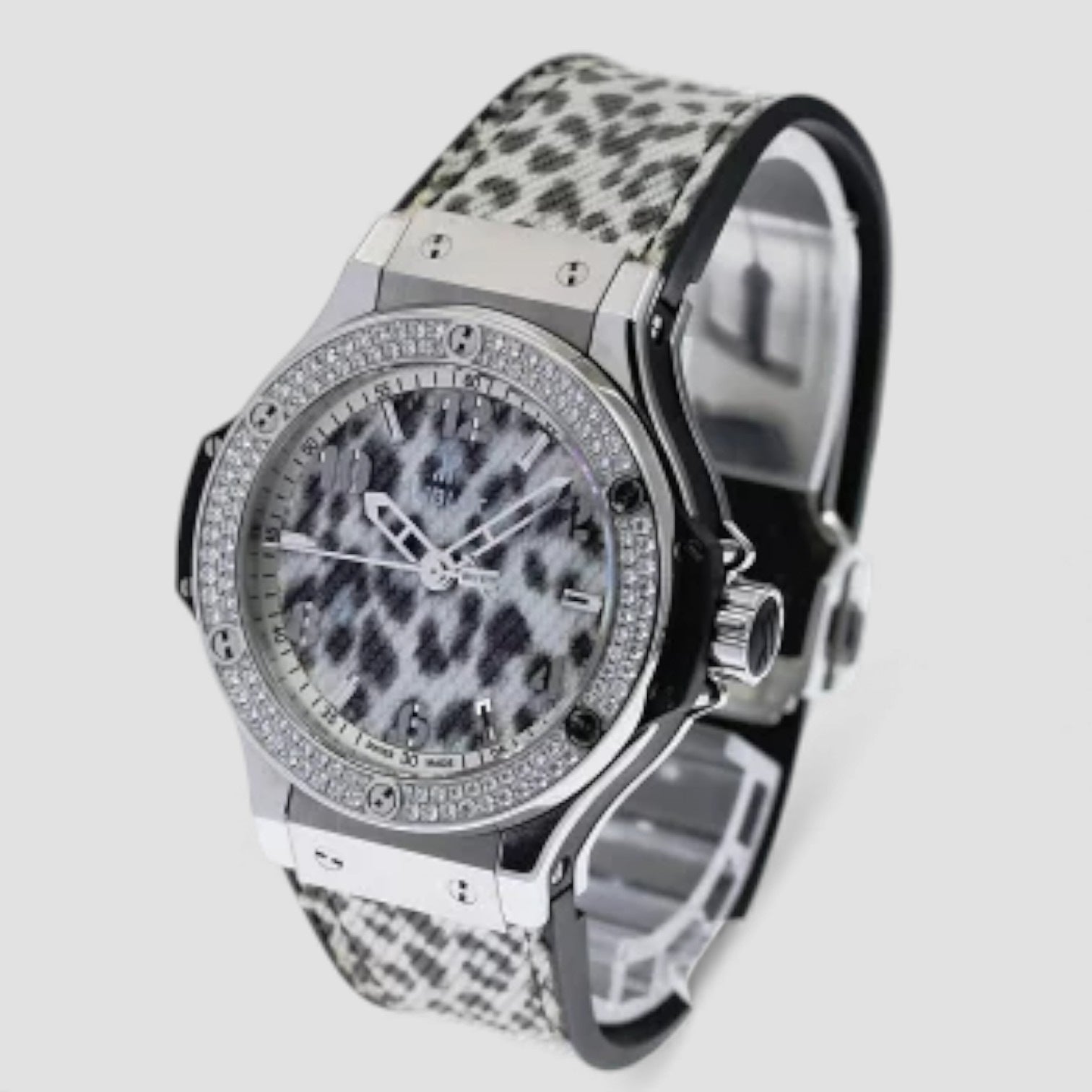 Big Bang Snow Leopard Diamond 38mm
