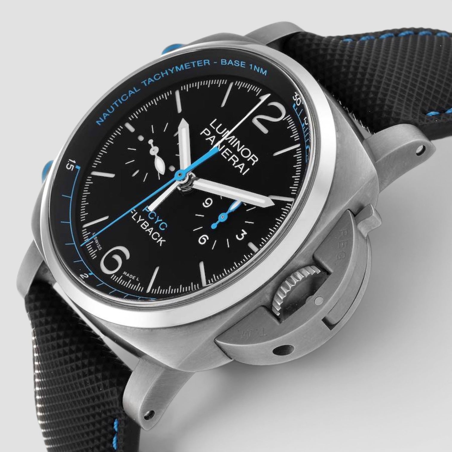 Luminor 1950 PCYC Flyback Titanium Mens Watch