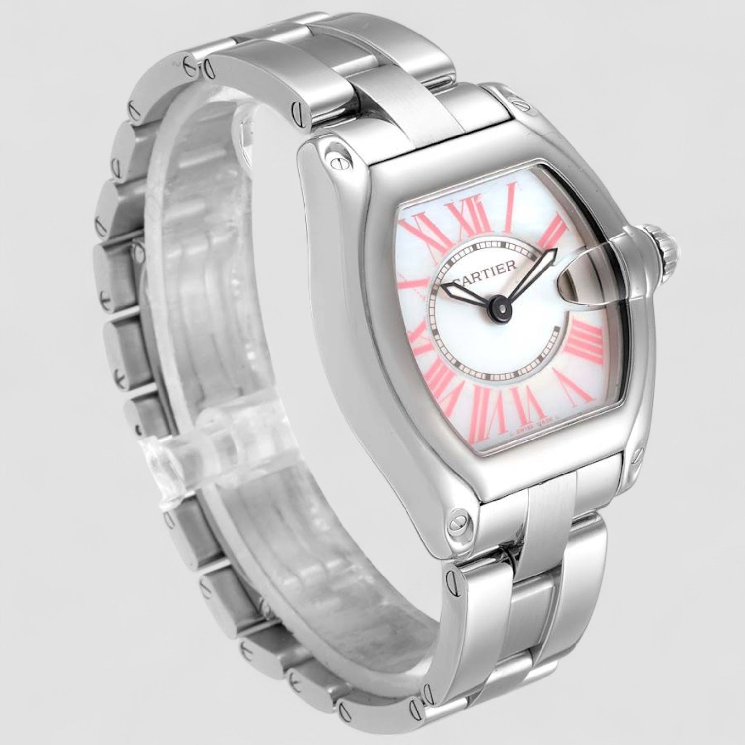 Roadster Mother of Pearl Dial Steel Ladies Watch