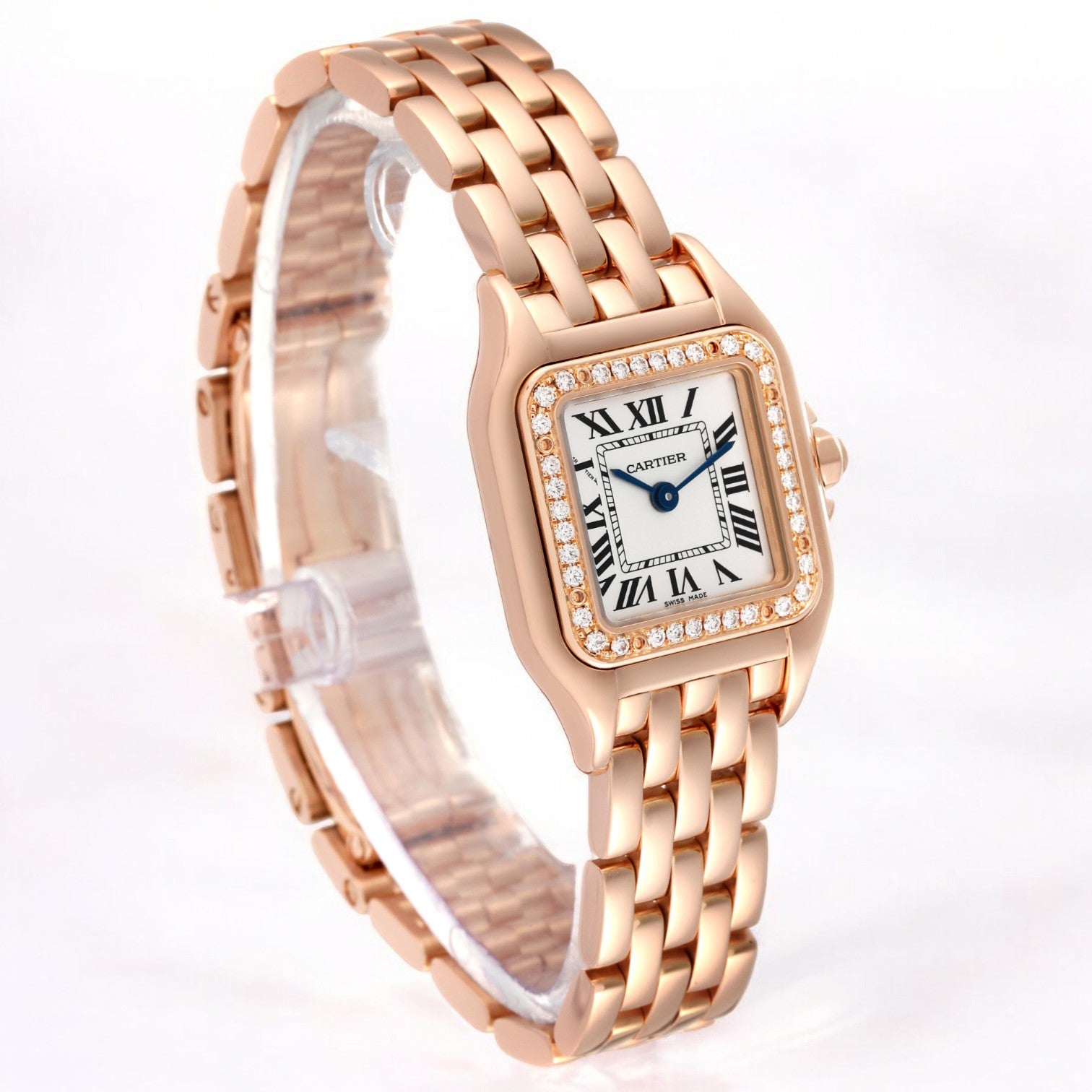 Panthère Quartz Rose Gold Diamond Watch
